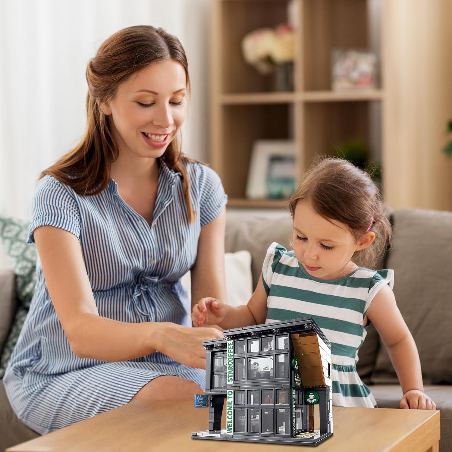 Bloques de Construcción Cafetería Jieyang 581 Piezas 6+ Años