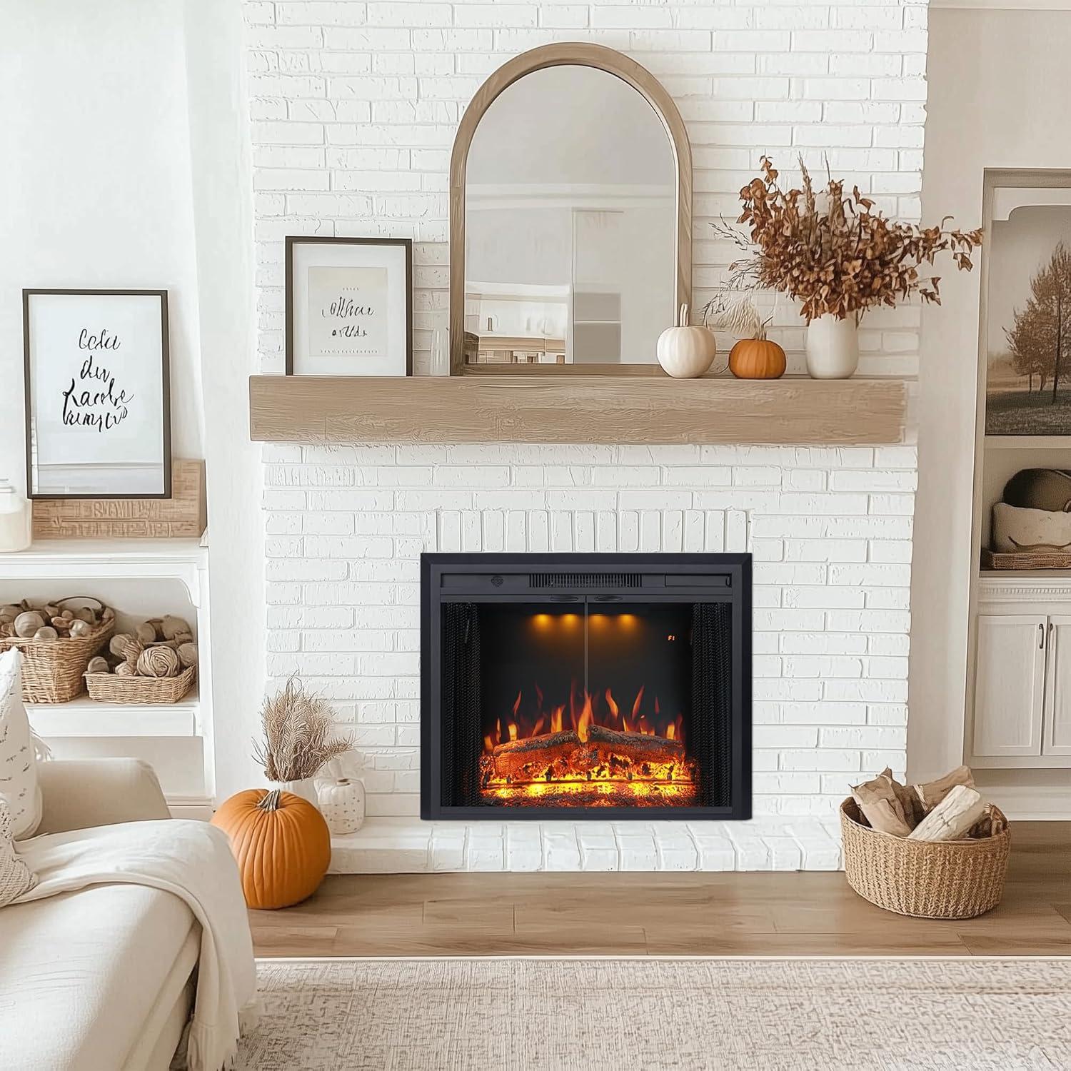 Insert de Chimenea Eléctrica Valuxhome 64cm con Control Remoto