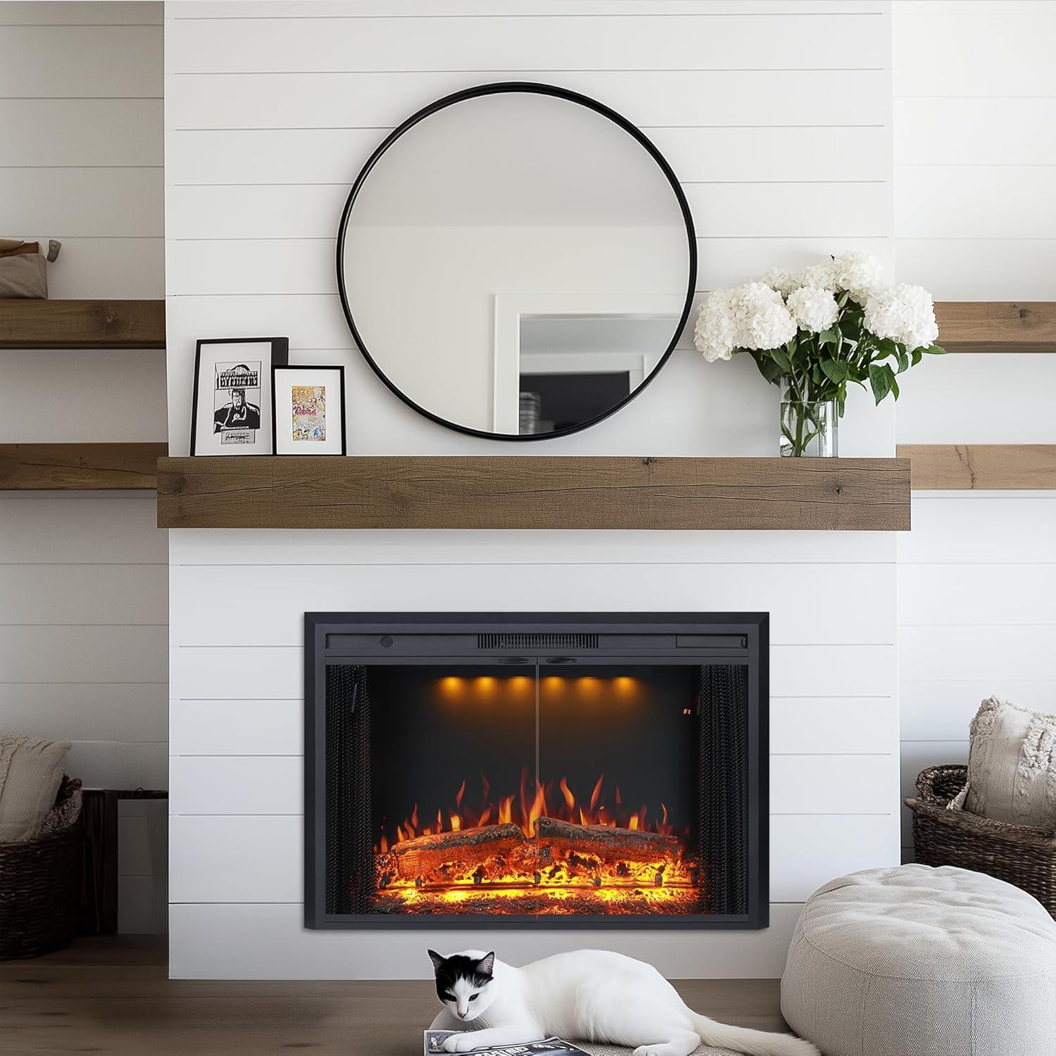 Kit de Recorte para Chimenea Eléctrica Valuxhome 36"L 27"H