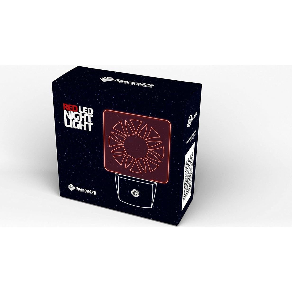 Luz Nocturna LED Roja BioRhythm - Paquete de 2 - Círculo