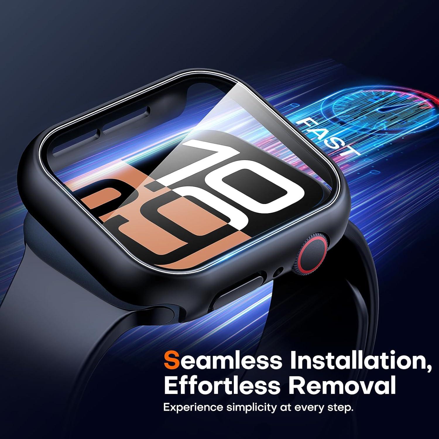 Funda Dura TAURI para Apple Watch Serie 10 42mm - 2 Pack