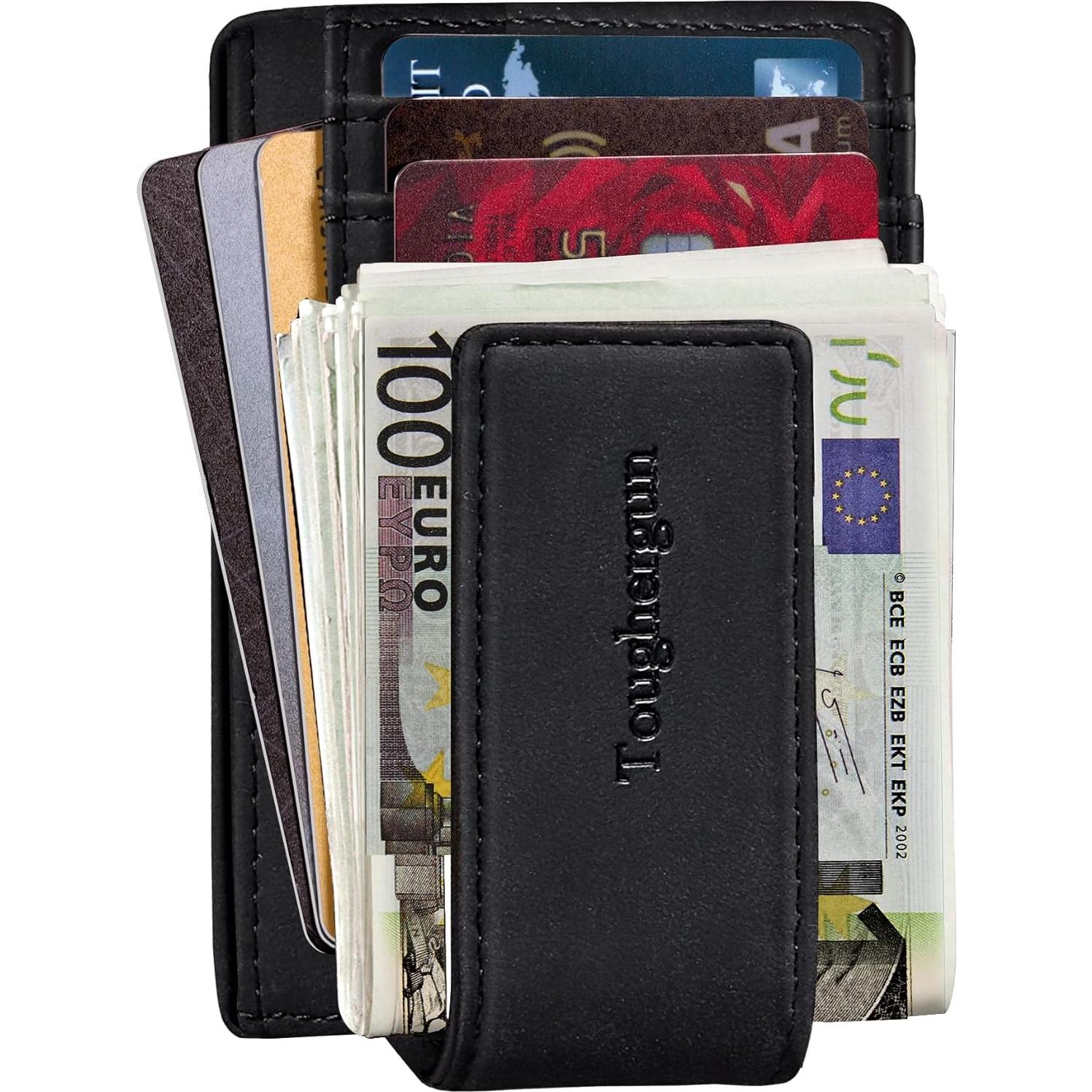 Cartera Minimalista Toughergun para Hombres con Bloqueo RFID