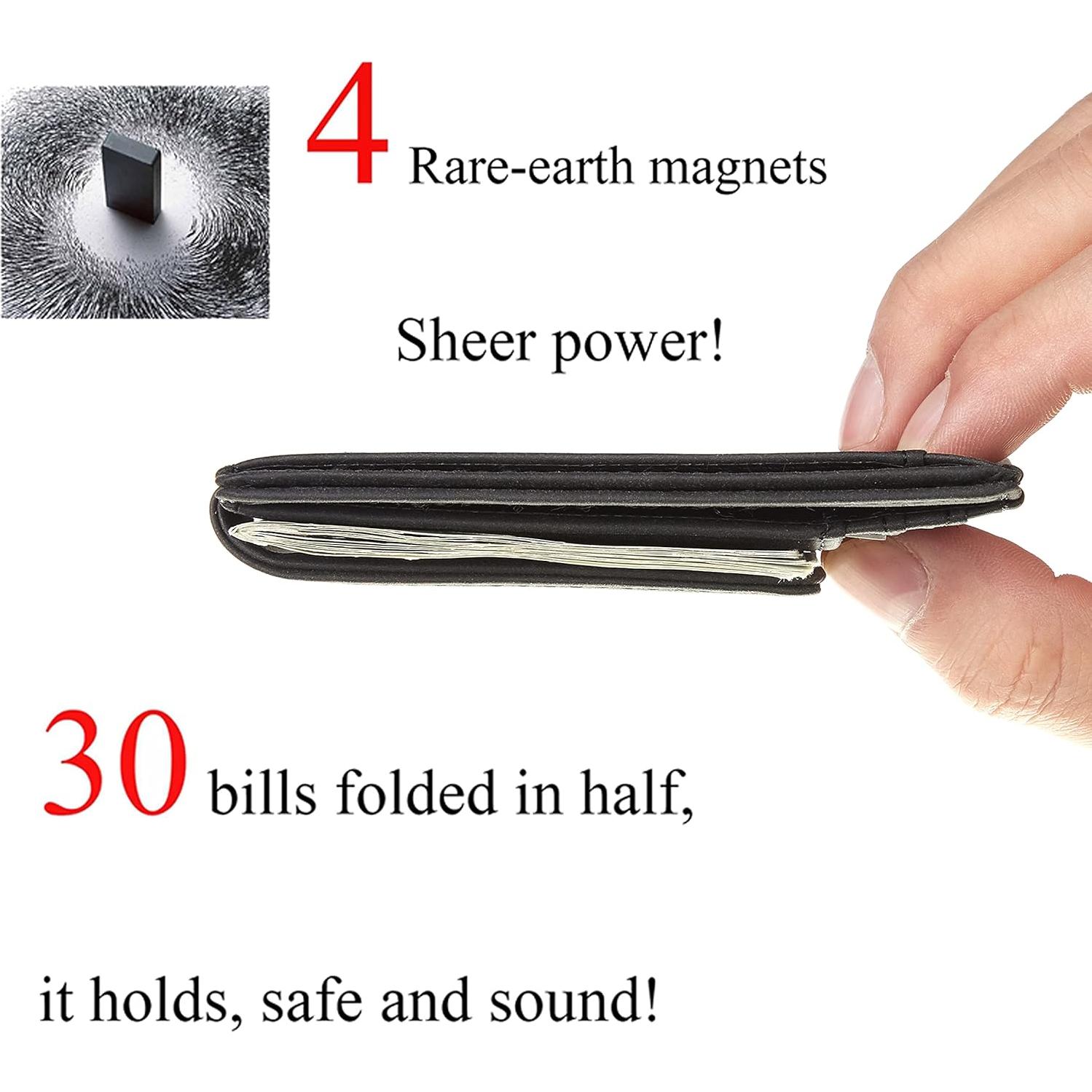 Cartera Minimalista Toughergun para Hombres con Bloqueo RFID