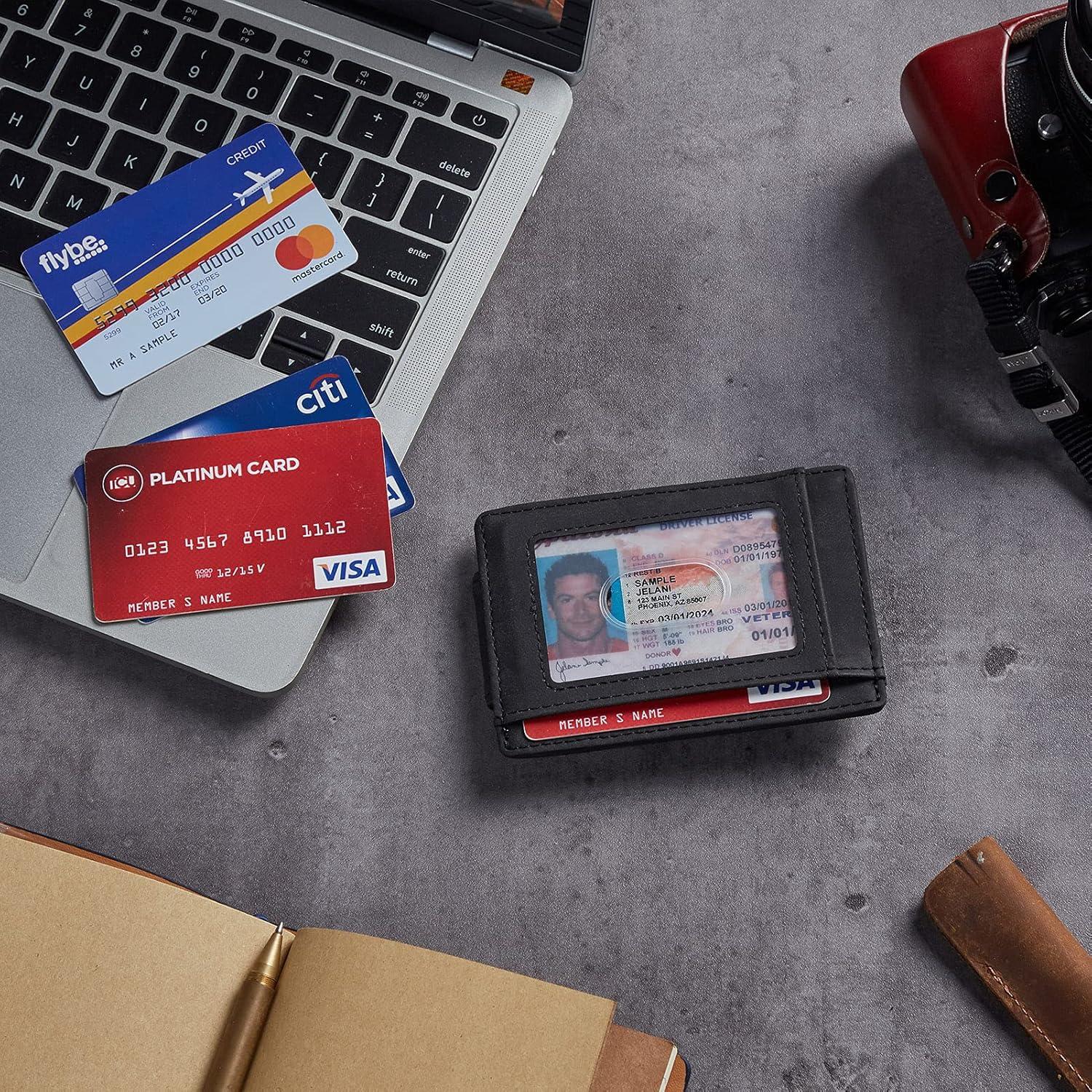 Cartera Minimalista Toughergun para Hombres con Bloqueo RFID