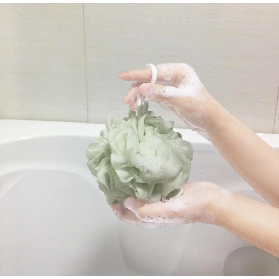 Esponjas de Ducha de Malla Grande - Loofah Natural - Colores Neutros