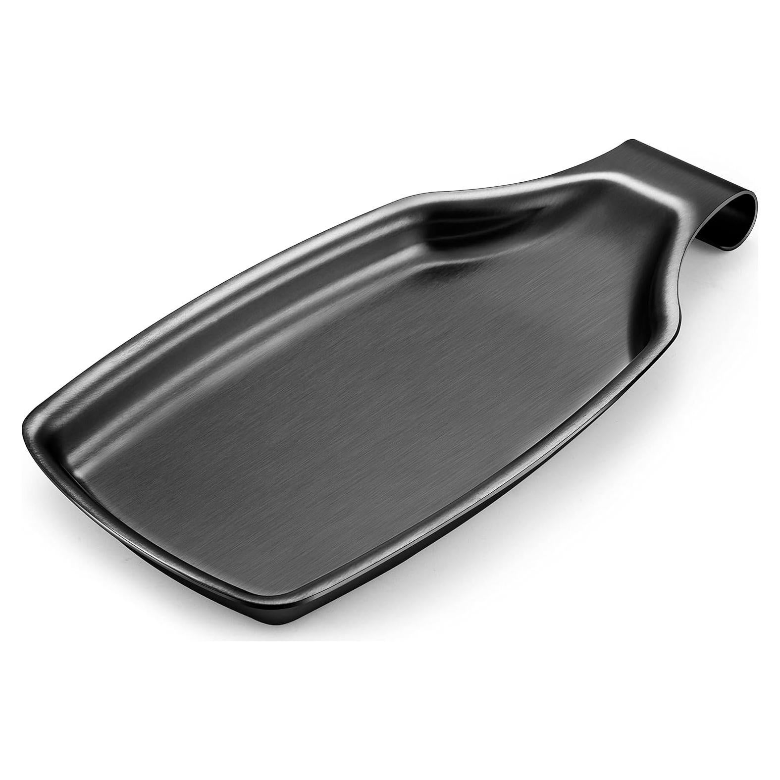 Soporte para Cuchara de Acero Inoxidable Herogo Negro 20.6x11cm