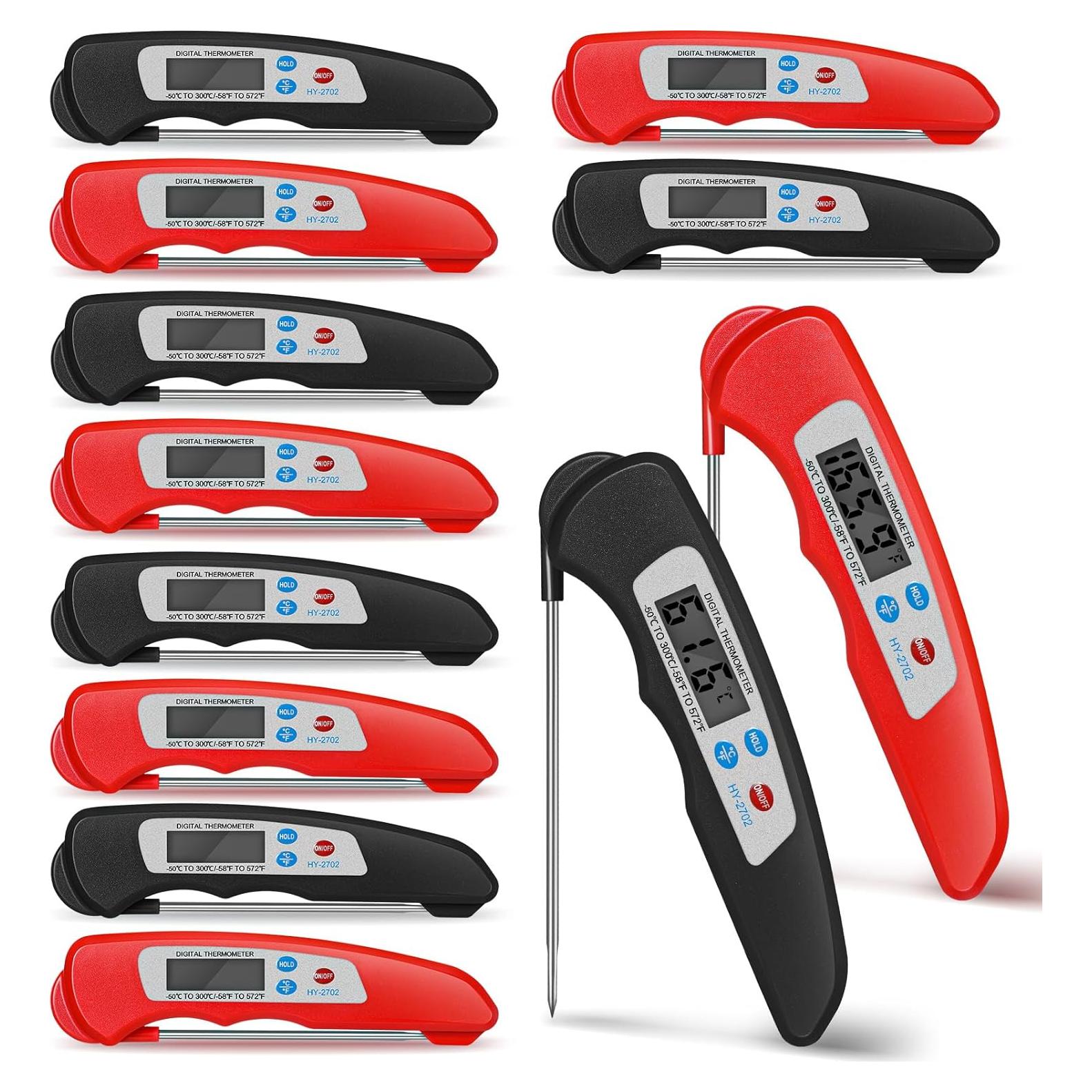 Termómetro Digital de Carne Xuhal 12 Pcs Impermeable 0.1°C