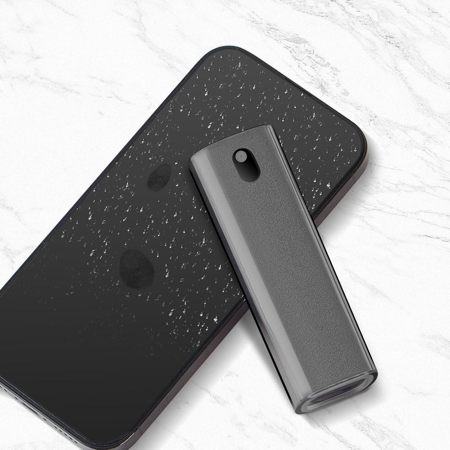 Limpiador de Pantallas YTT Spray y Paño Todo en Uno Gris