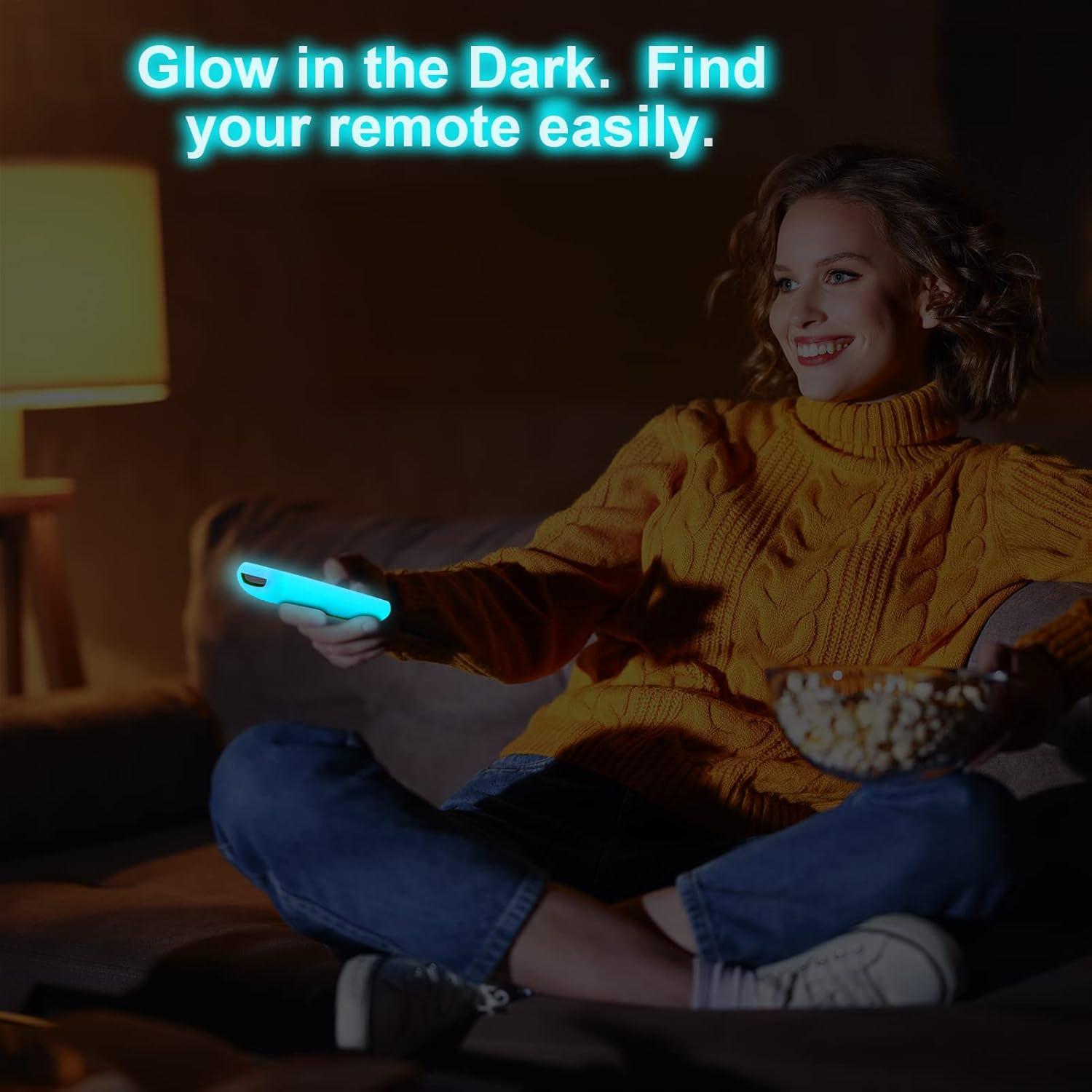 Funda de Silicona para Control Remoto Roku - Silicloak - Brilla en la Oscuridad