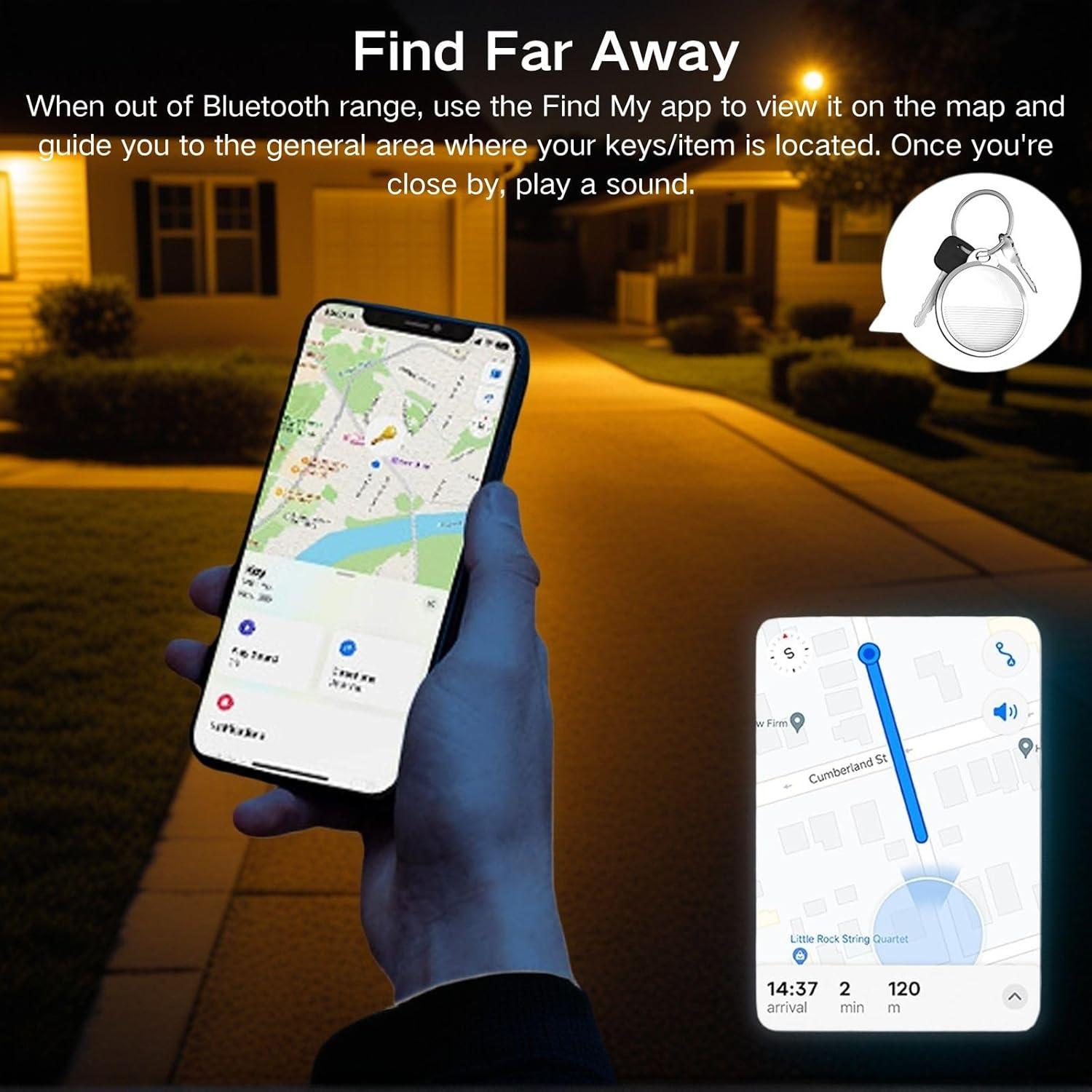 Rastreador Inteligente Sanofuturion Bluetooth para iOS - Negro