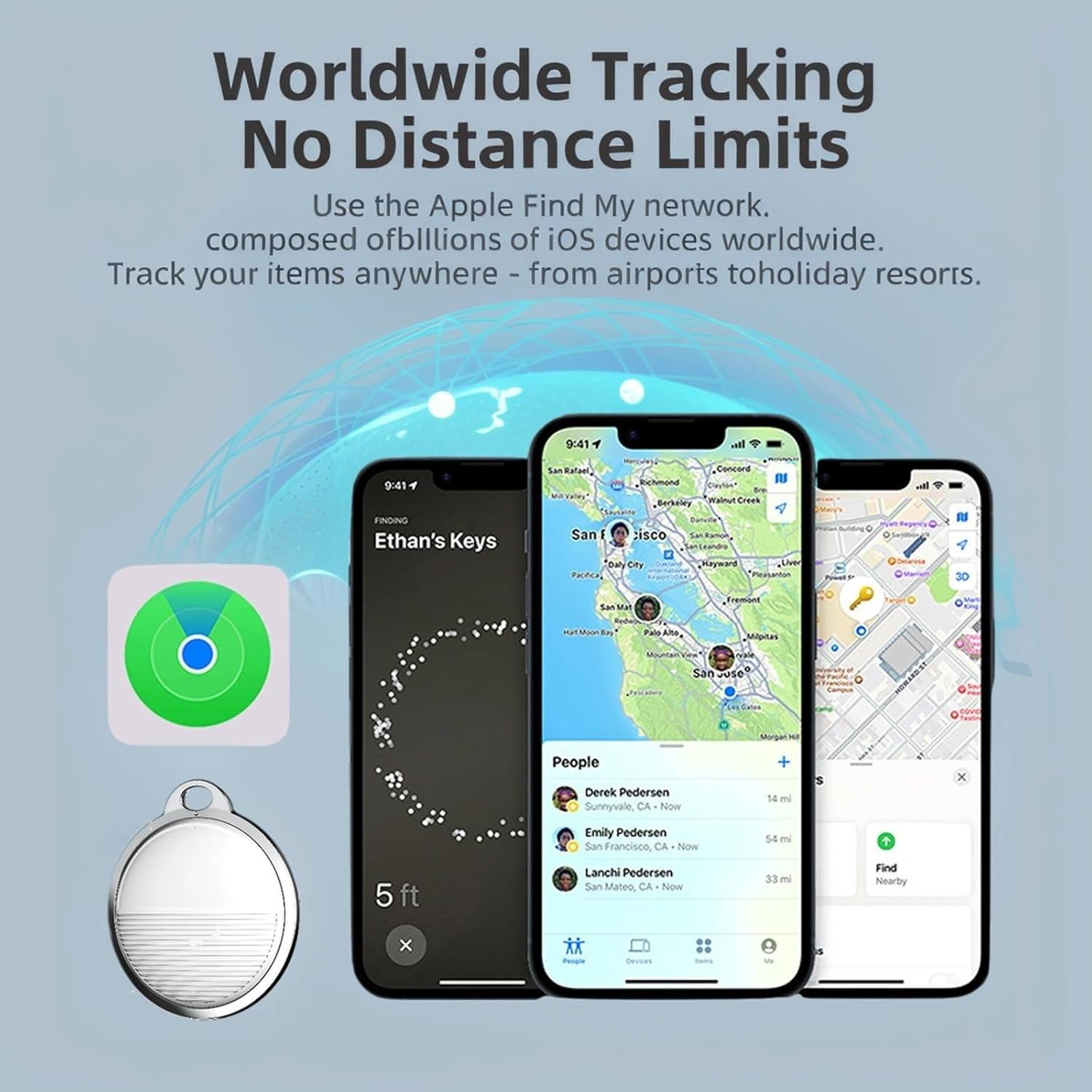 Rastreador Inteligente Sanofuturion Bluetooth para iOS - Negro