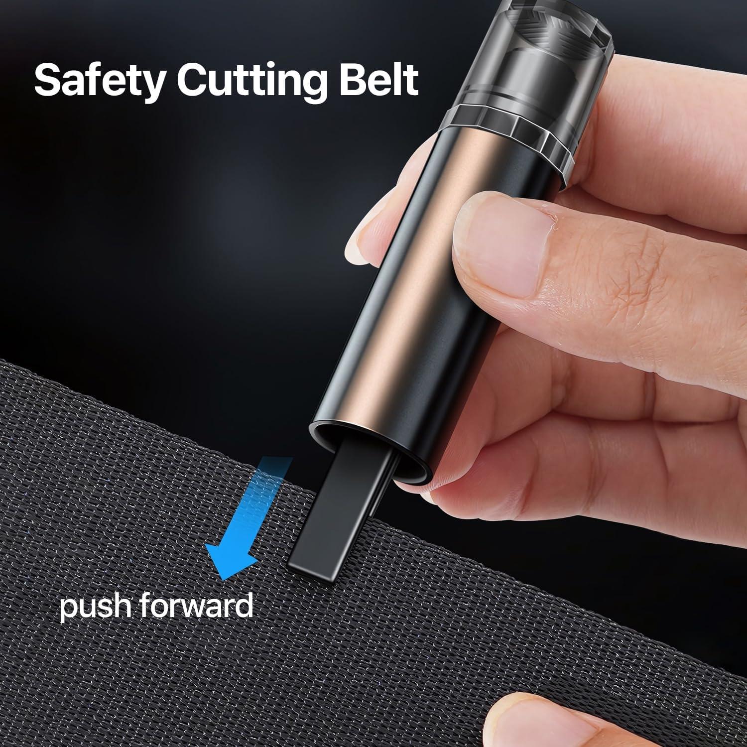 Martillo Rompedor de Ventanas y Cortador de Cinturón VisionSync