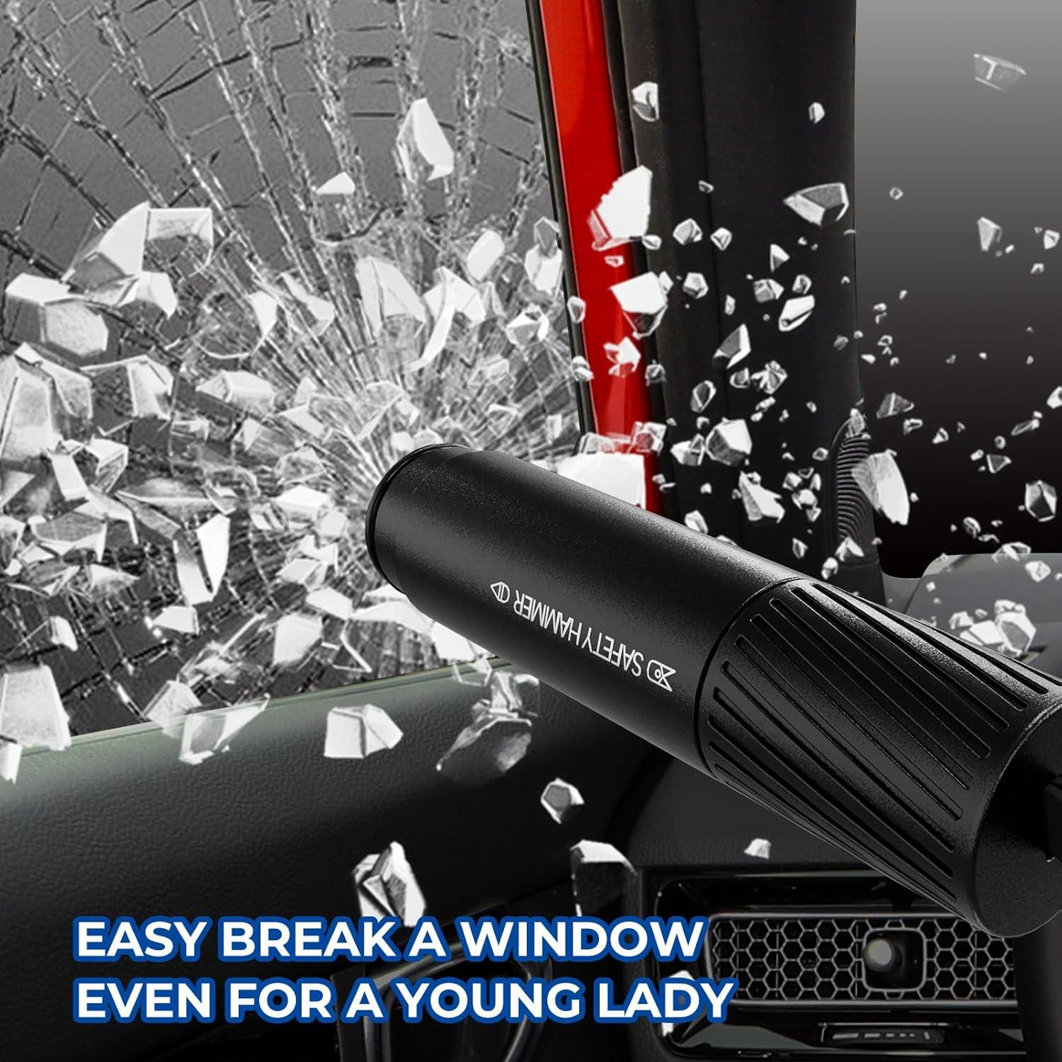 Paquete de 2 Martillos de Seguridad Omrisy para Automóvil