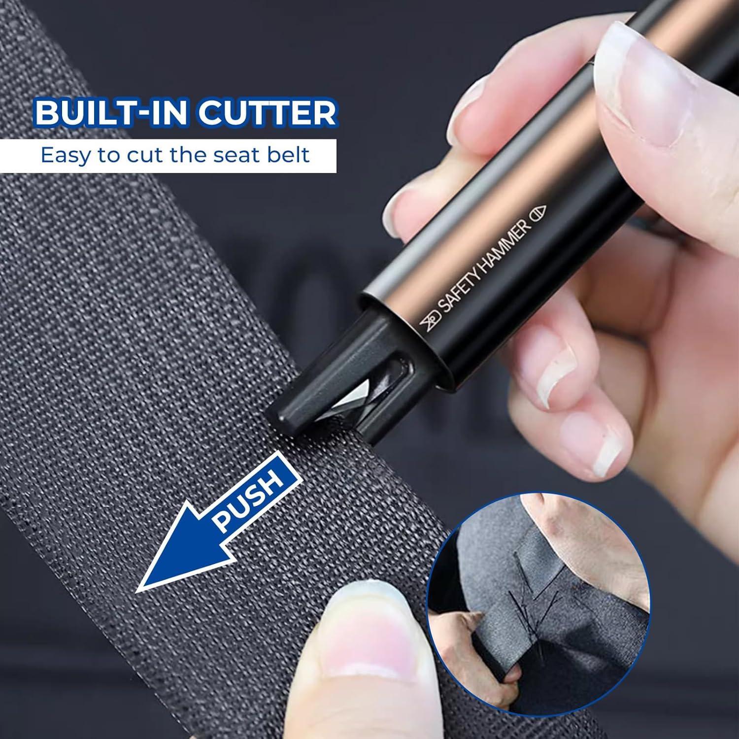 Paquete de 2 Martillos de Seguridad Omrisy para Automóvil