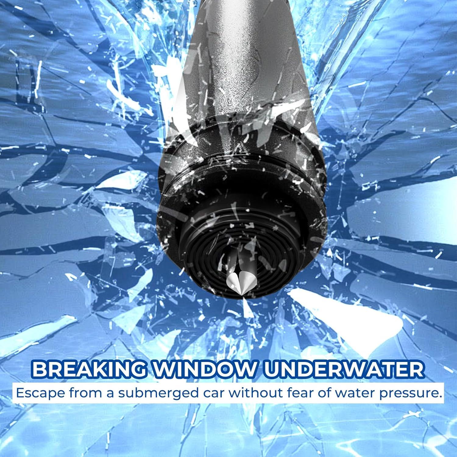 Paquete de 2 Martillos de Seguridad Omrisy para Automóvil