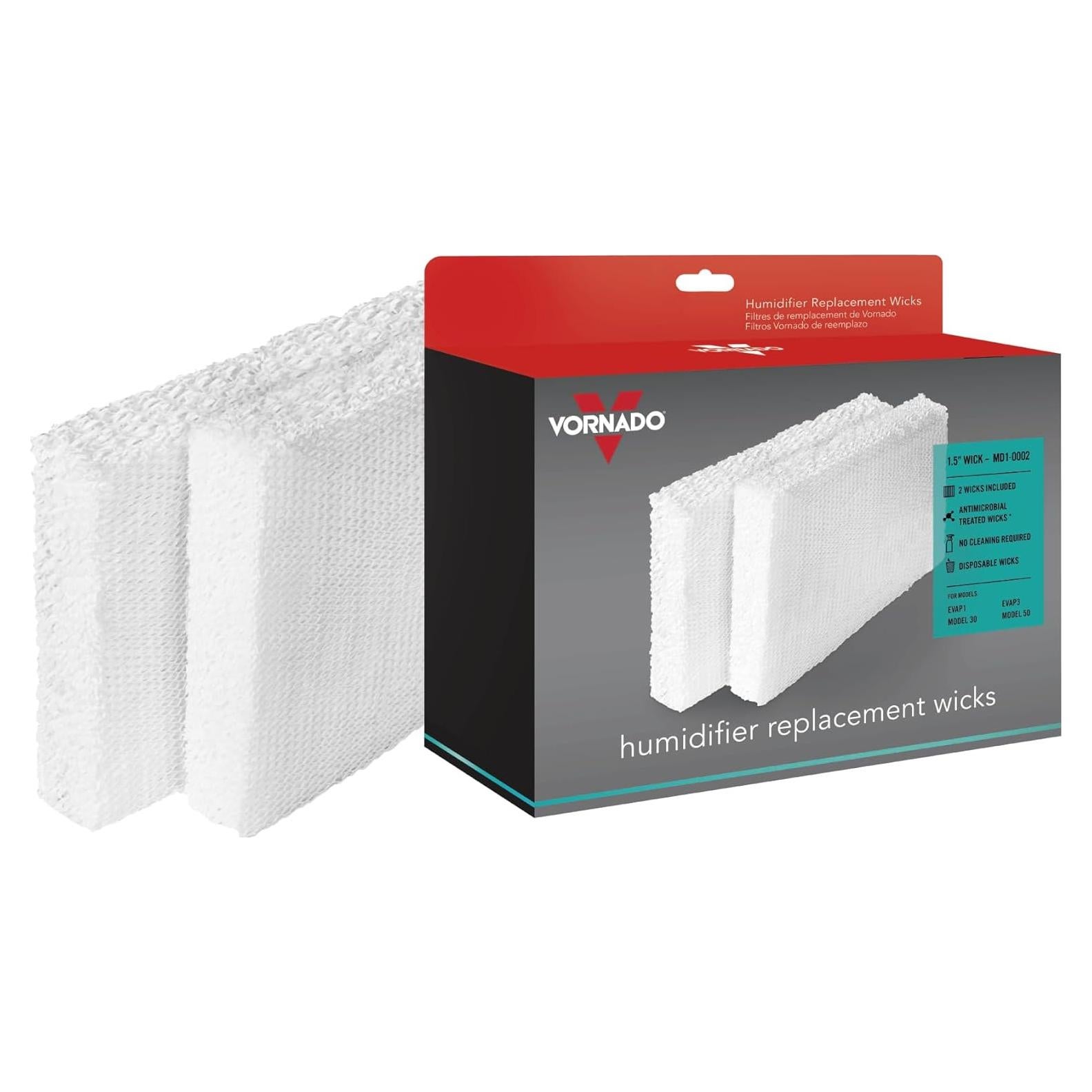 Filtros de Reemplazo Vornado MD1-0002 para Humidificadores - Paquete de 2