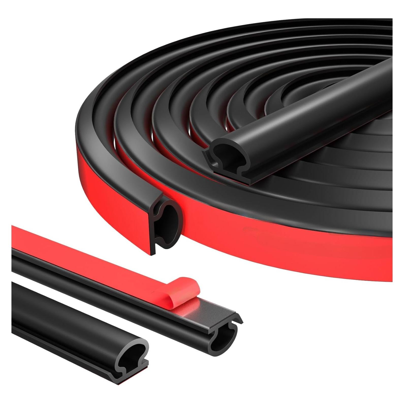 Sello de Puerta Lumimoi con Burlete Aislante 5.18m Negro