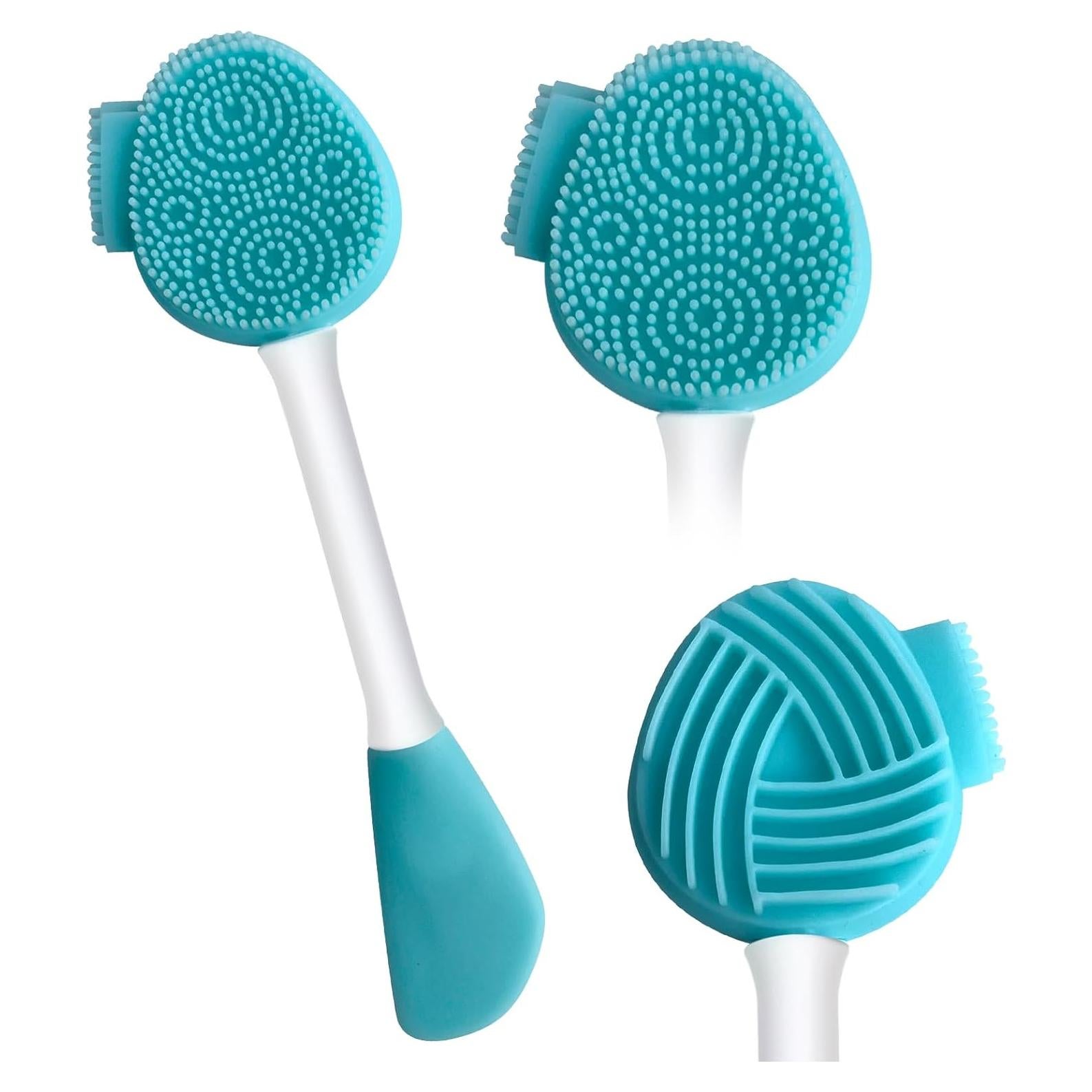 Cepillo Facial de Silicona MUIIGOOD Azul - Exfoliante y Limpiador