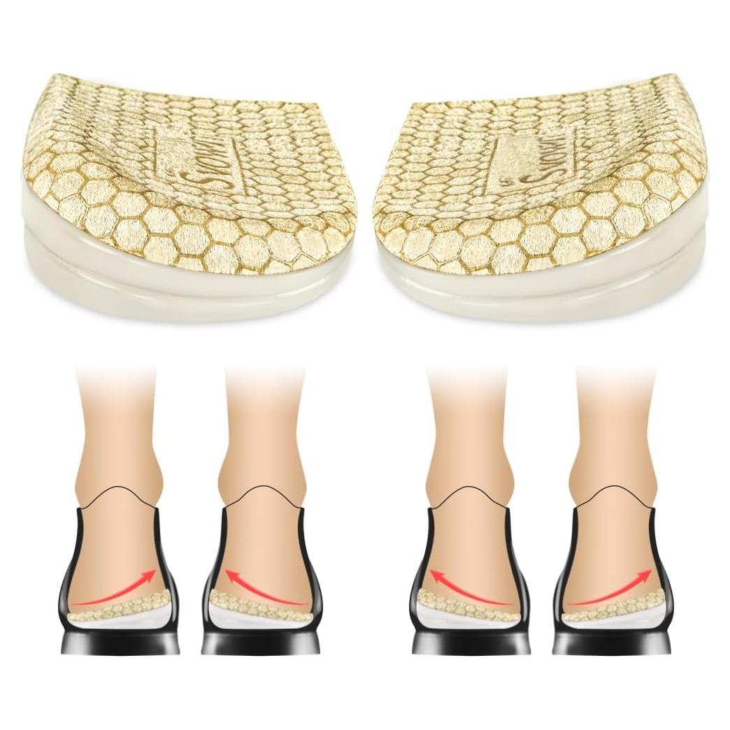 Plantillas Ajustables Antideslizantes Svowin para Supinación y Pronación - Beige, Talla S (W 4-7.5 / M 6-7)