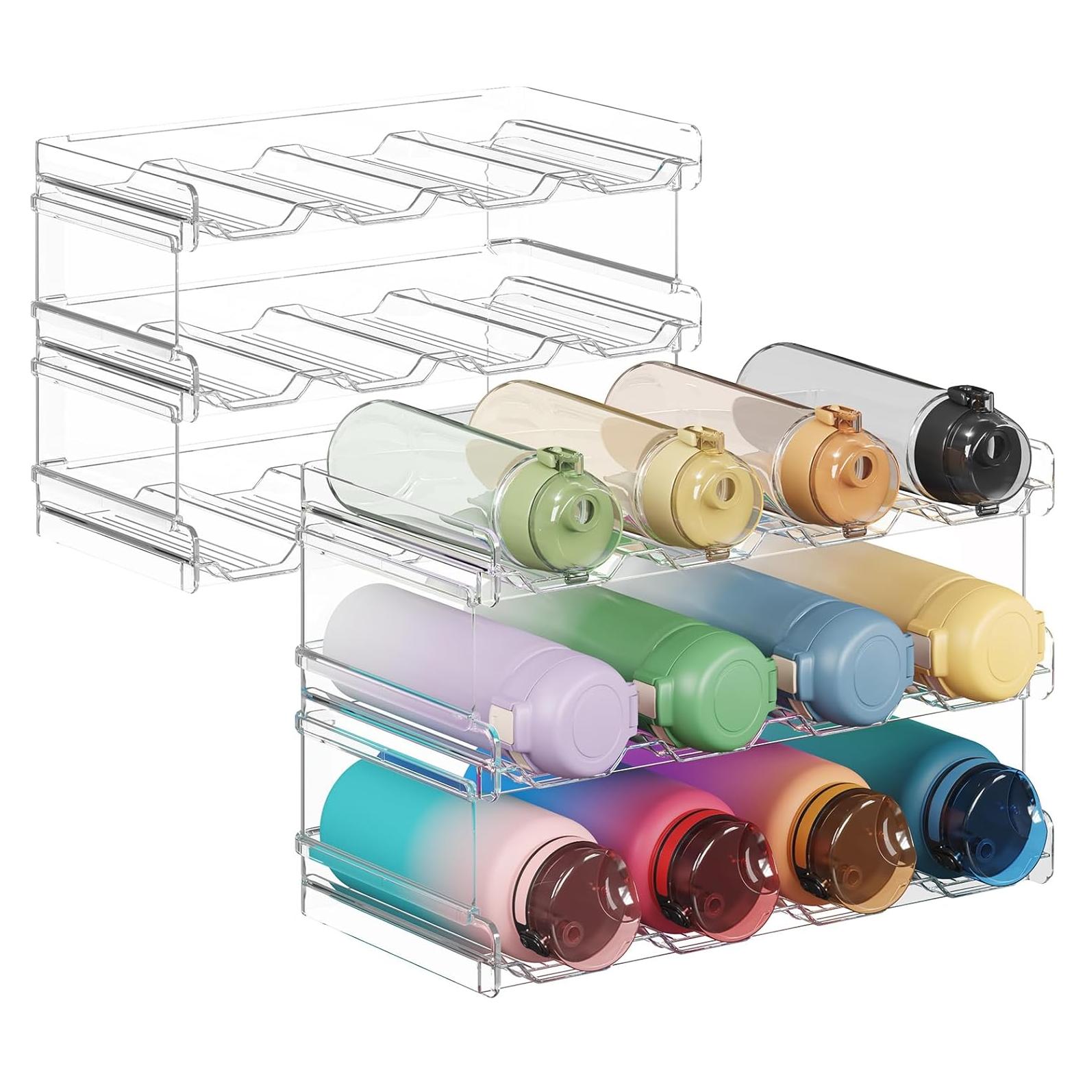 Organizador Apilable de Botellas Lifewit - 24 Botellas, 3 Niveles