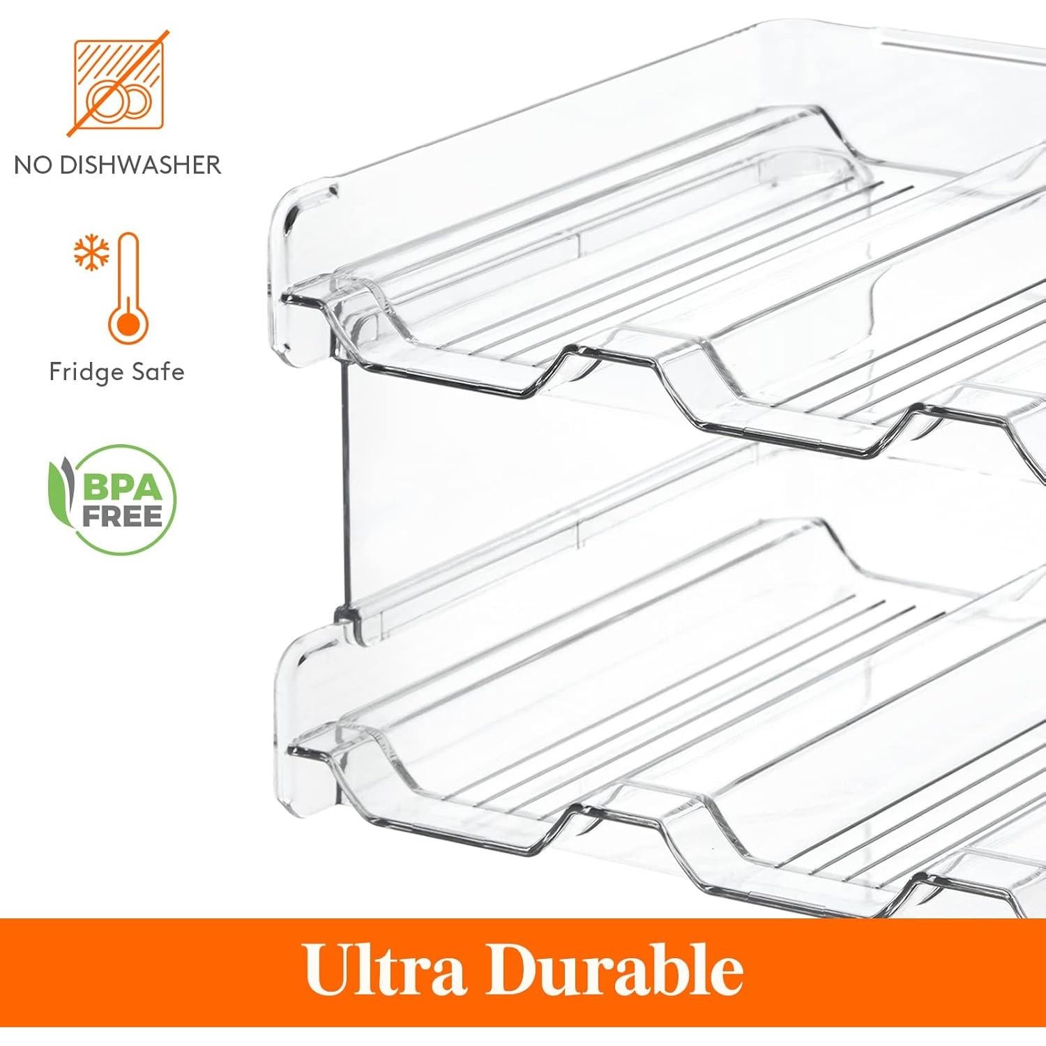 Organizador Apilable de Botellas Lifewit - 24 Botellas, 3 Niveles