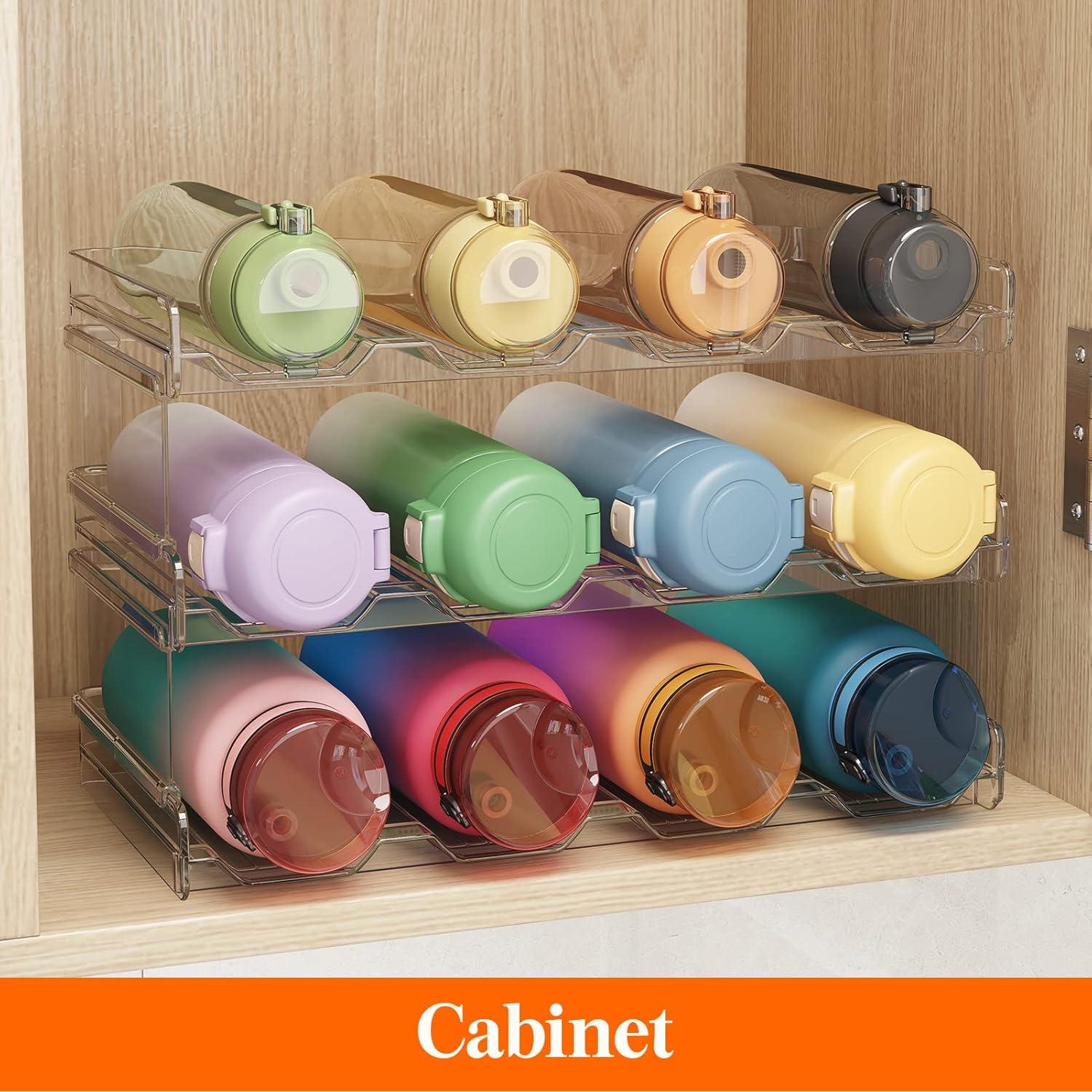 Organizador Apilable de Botellas Lifewit - 24 Botellas, 3 Niveles