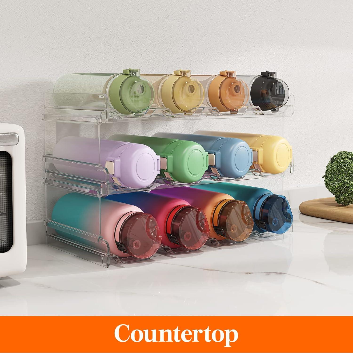 Organizador Apilable de Botellas Lifewit - 24 Botellas, 3 Niveles