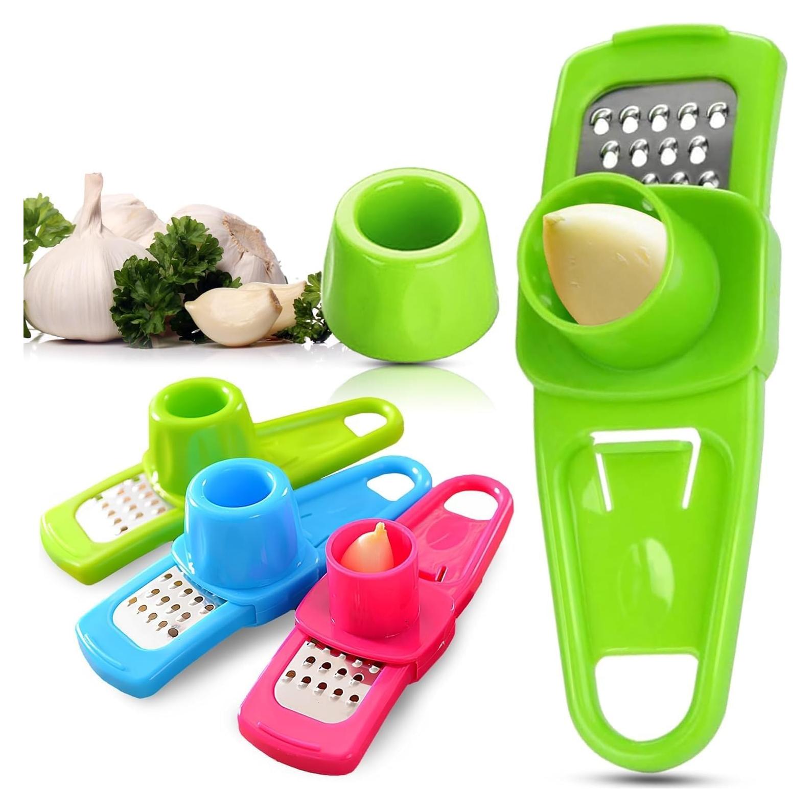 Molino de Ajo de Mano Landkitch Verde - Picador Compacto 32g