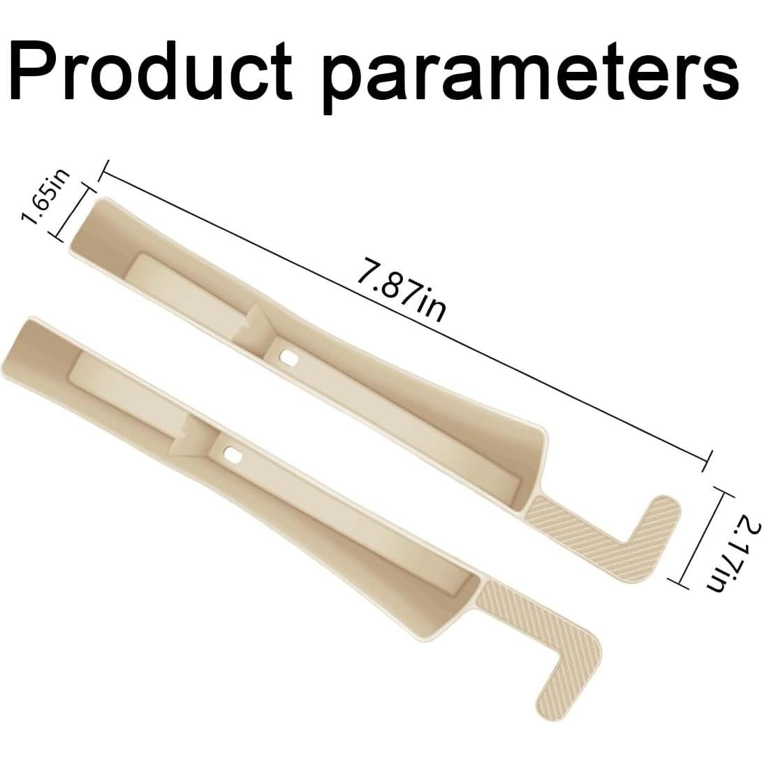 Relleno de Espacio entre Asientos de Coche Osilly Beige 2 Pcs