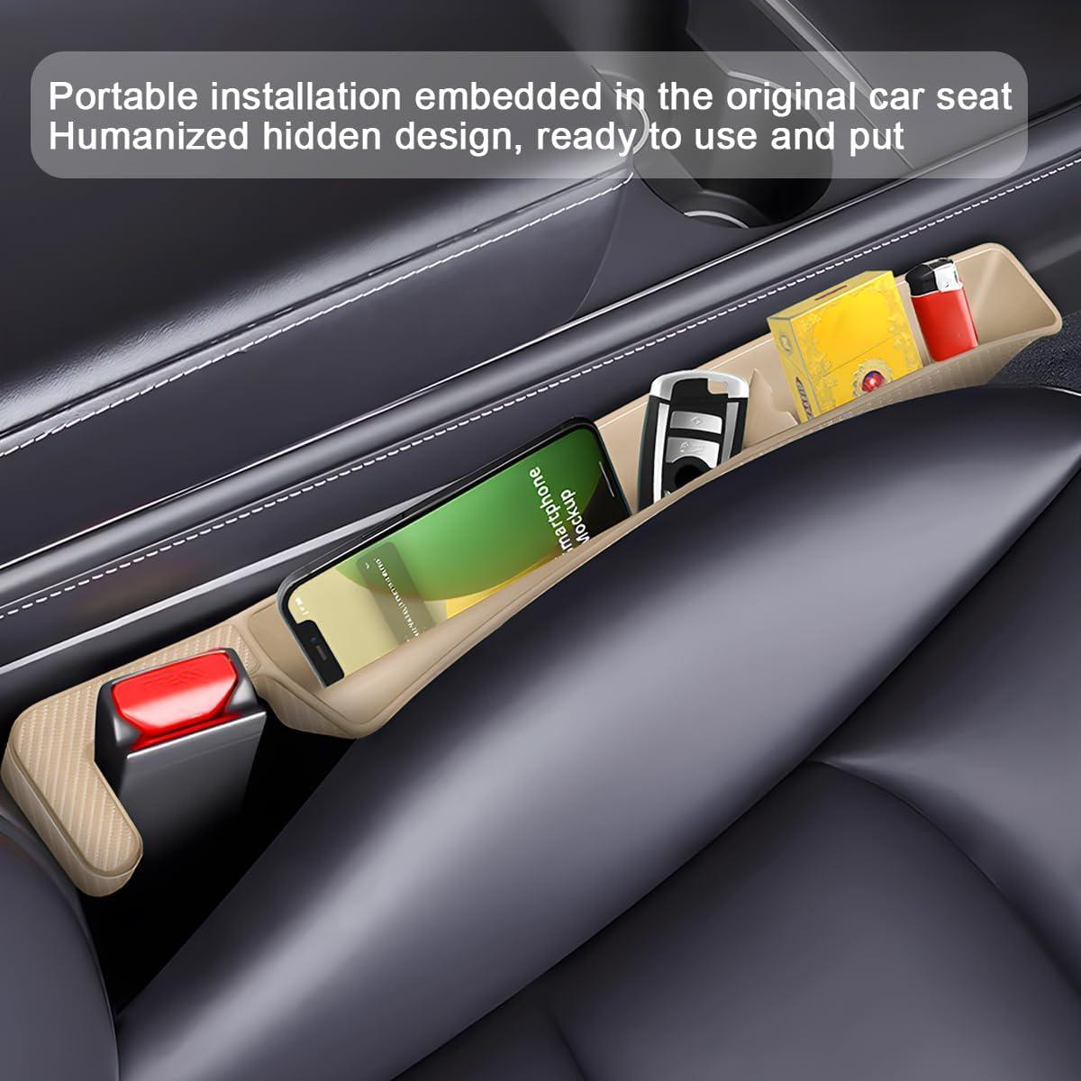 Relleno de Espacio entre Asientos de Coche Osilly Beige 2 Pcs