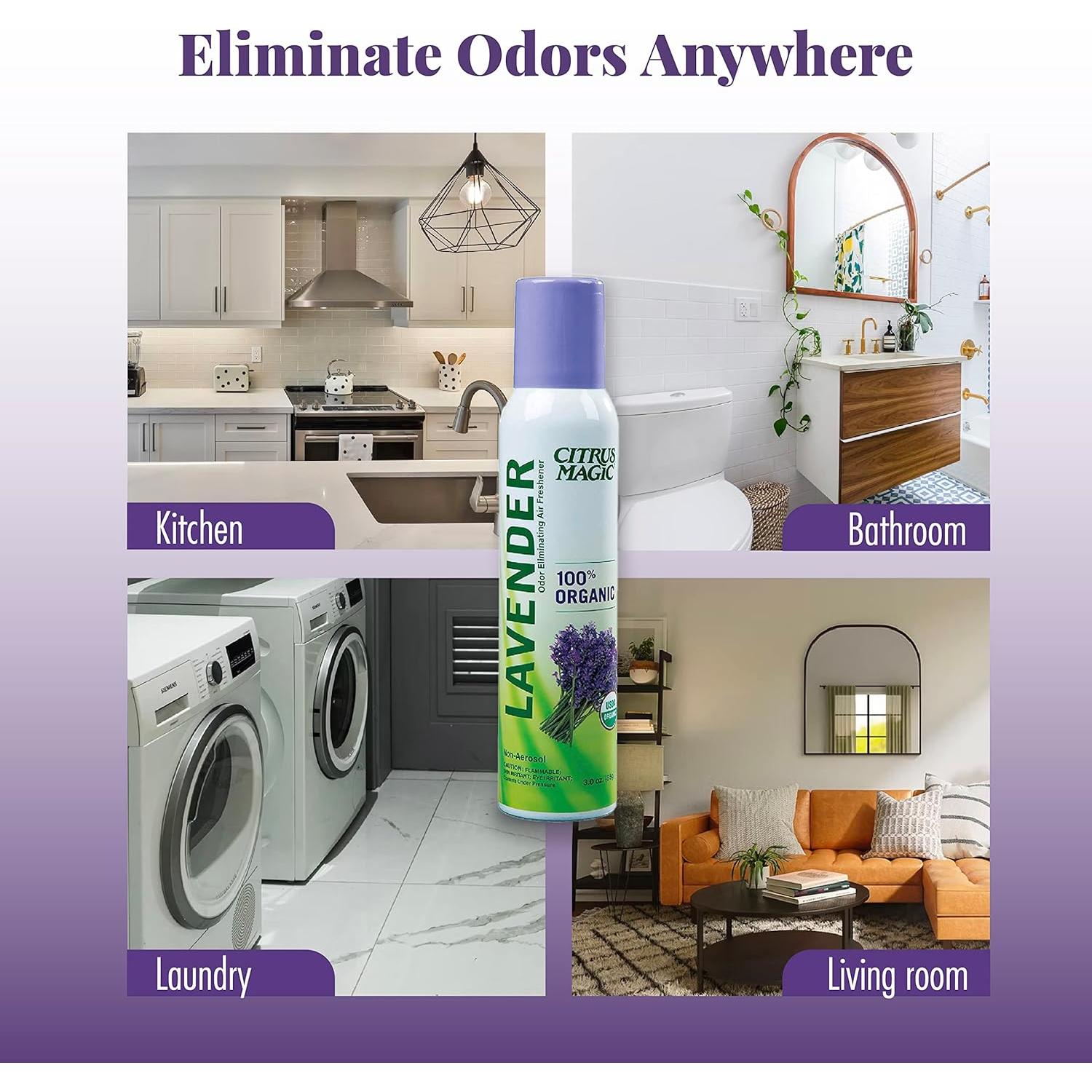 Ambientador Orgánico Citrus Magic Lavanda Eucalipto Pack 3x85g