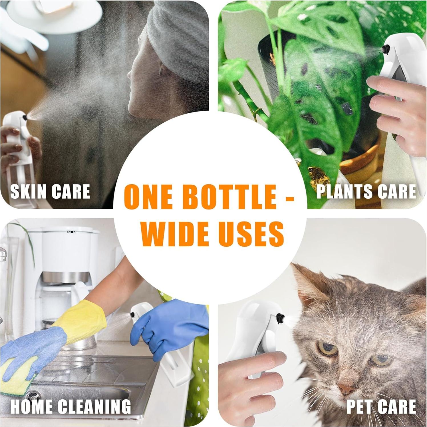 Botella Spray Continuo AMOMELA 200ml 2 Piezas Reutilizable