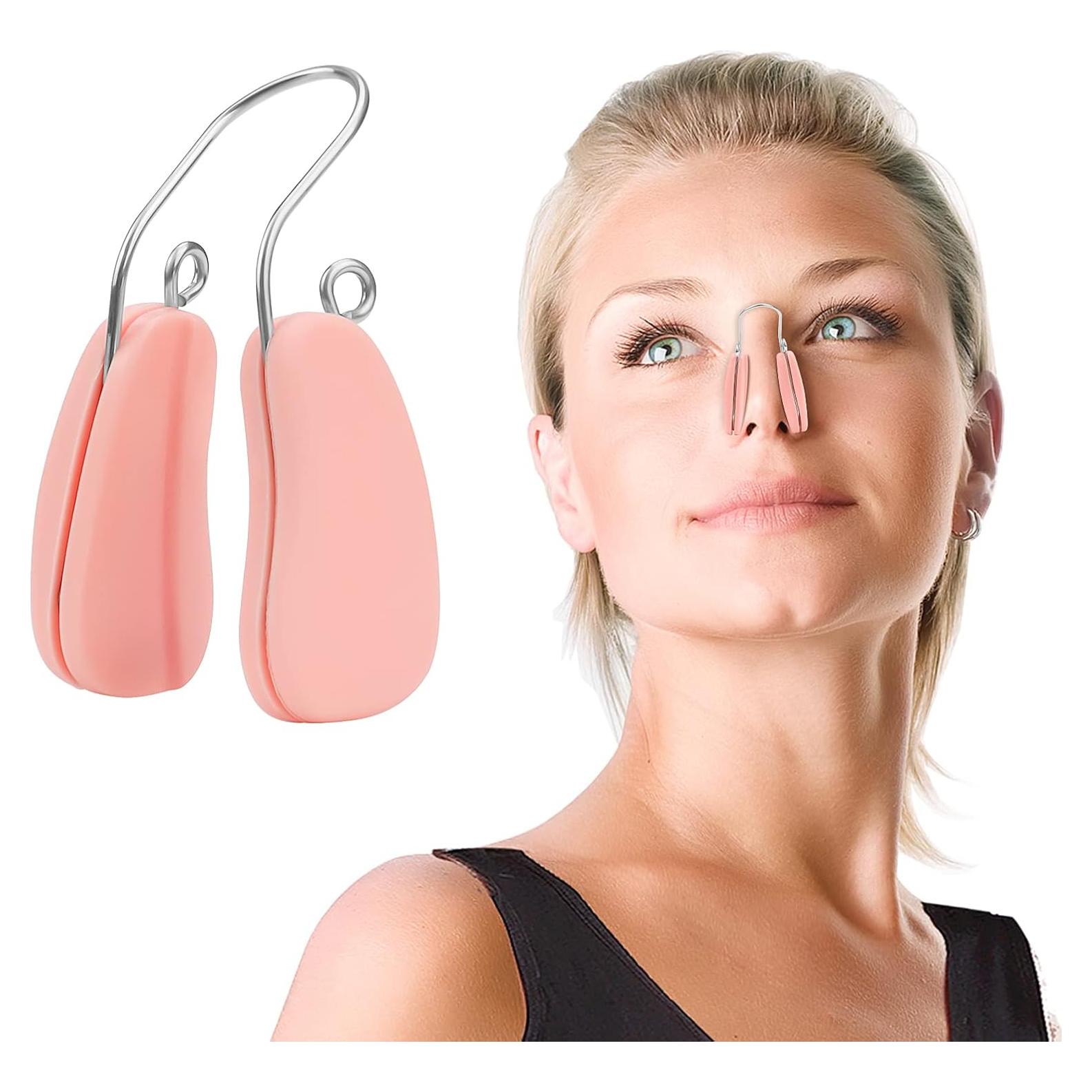 Clip reductor de nariz FERNIDA de silicona y acero 8.5x5.5cm