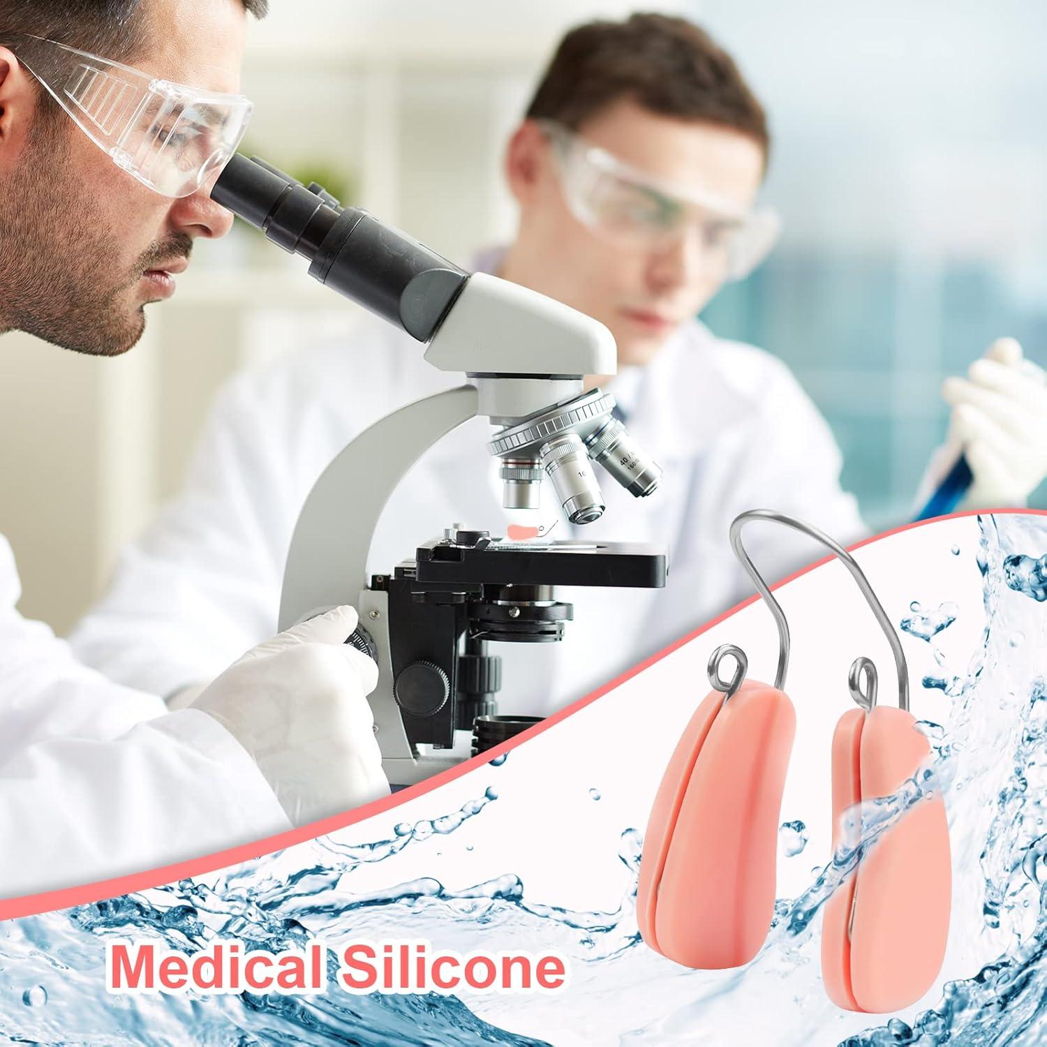 Clip reductor de nariz FERNIDA de silicona y acero 8.5x5.5cm