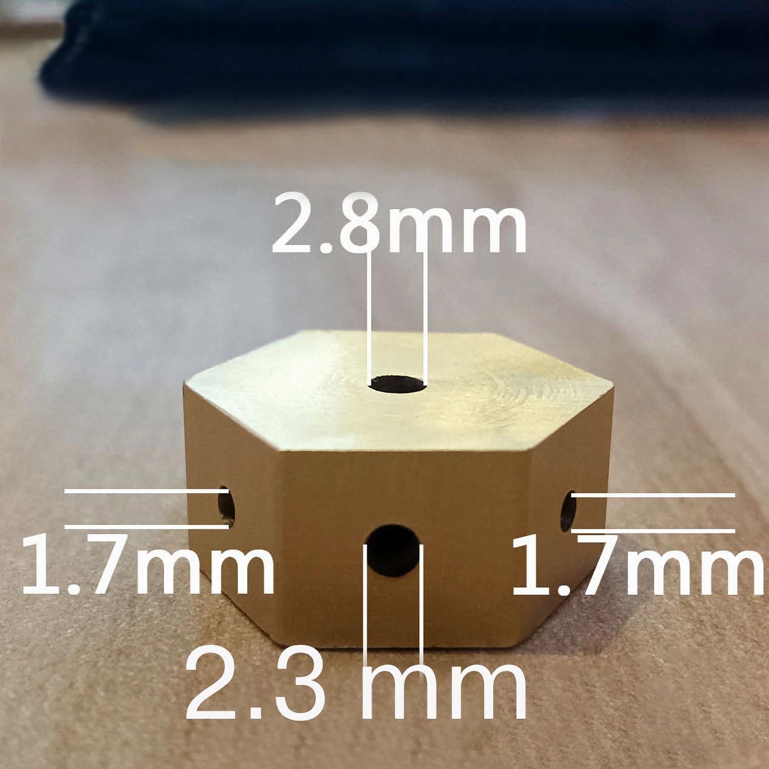 Soporte de Incienso Hexagonal CHENSHUO de Latón - 3 Pcs