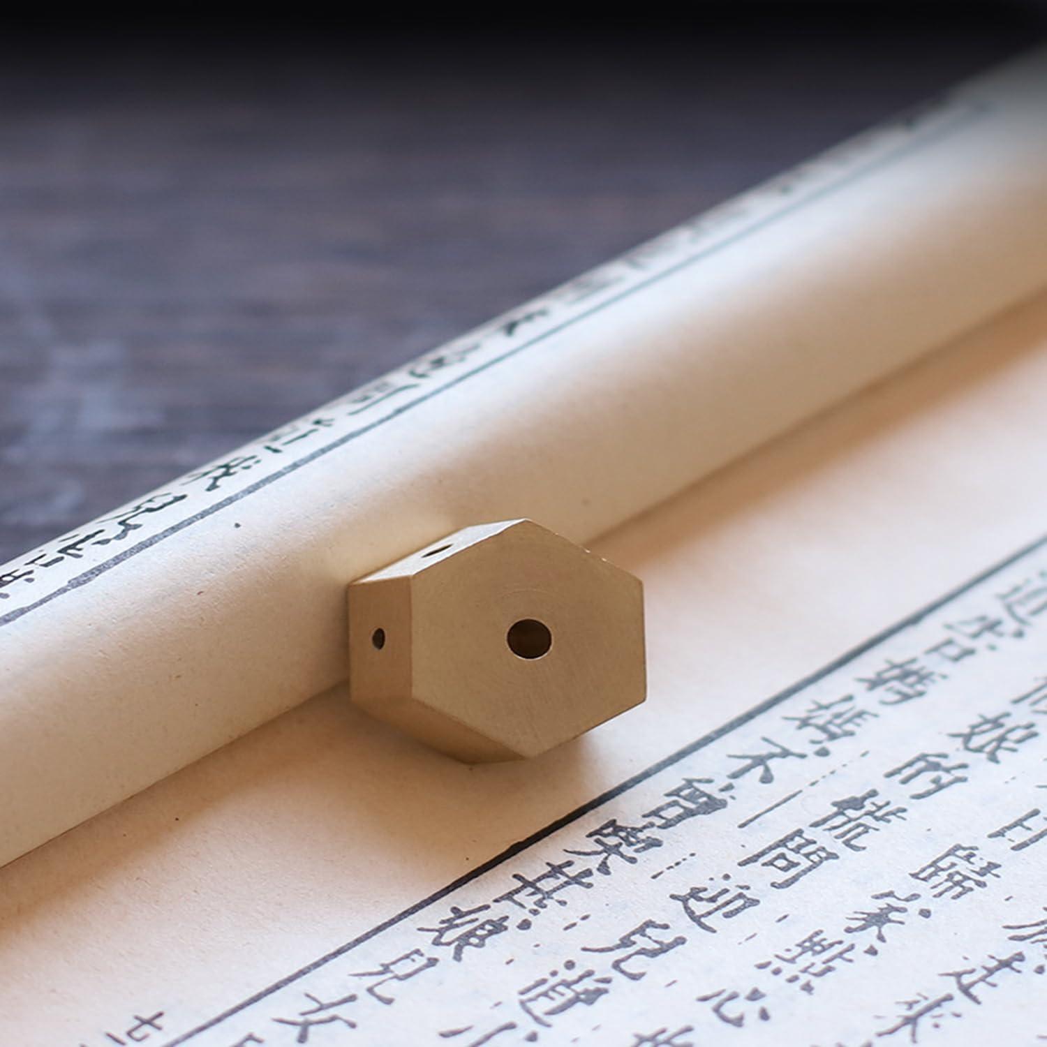 Soporte de Incienso Hexagonal CHENSHUO de Latón - 3 Pcs