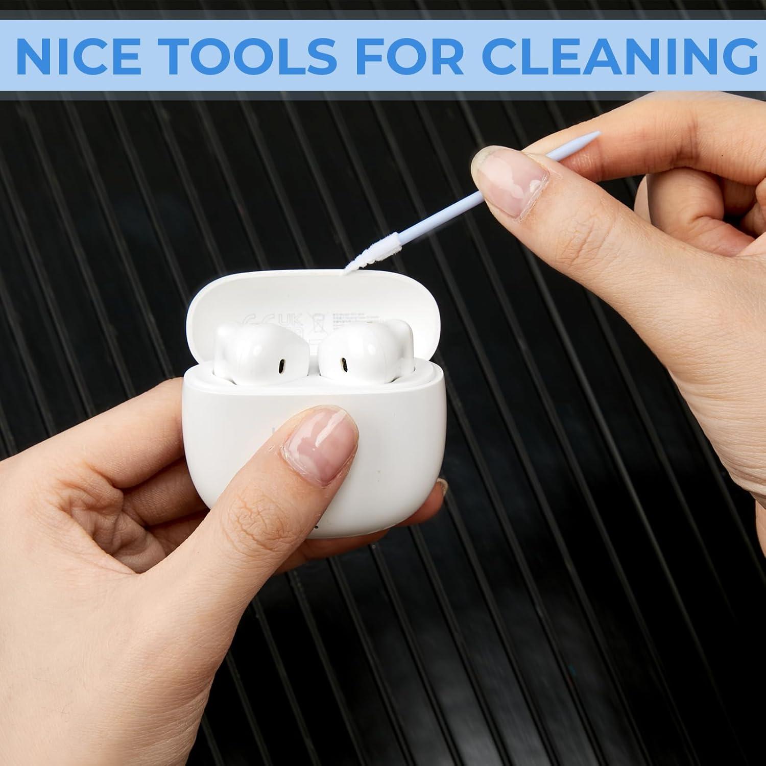 Chinco 200 Hisopos de Limpieza de Espuma 6.5 cm Azul