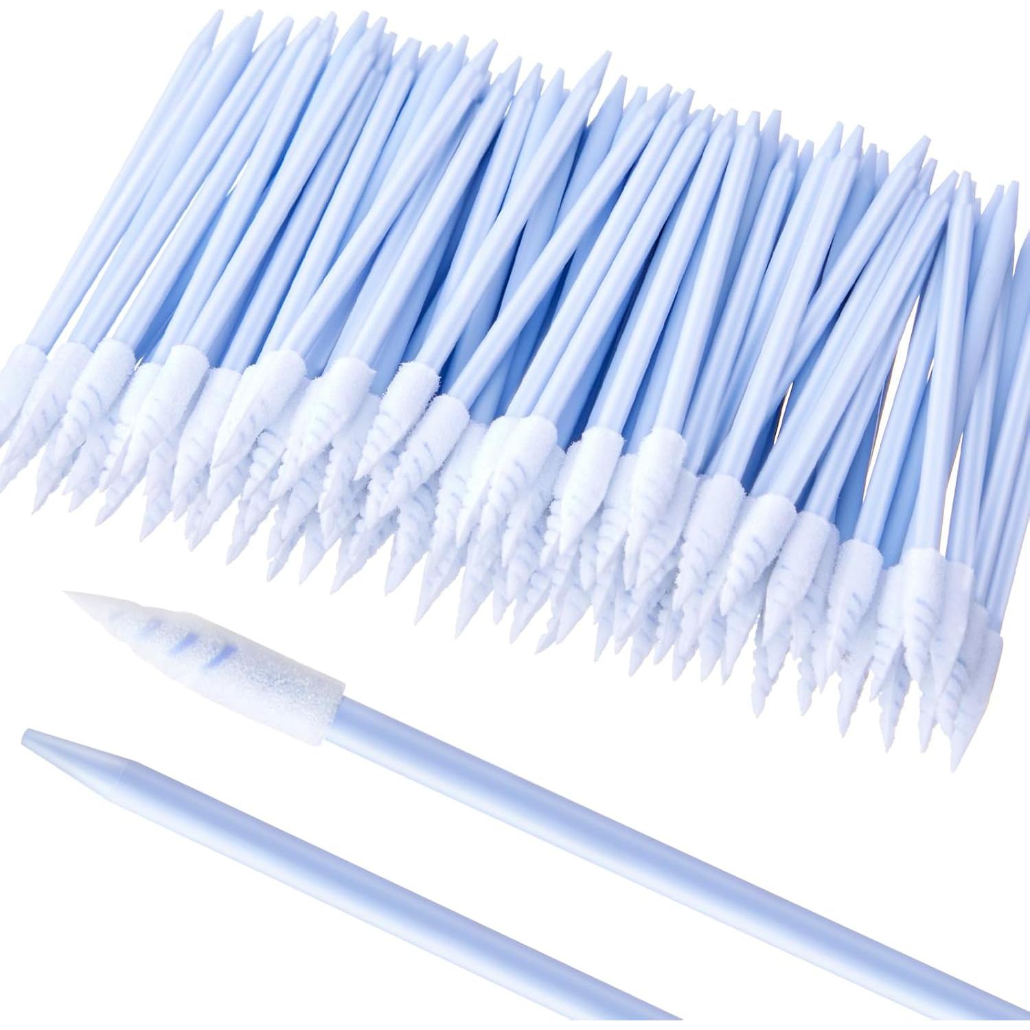 Chinco 200 Hisopos de Limpieza de Espuma 6.5 cm Azul