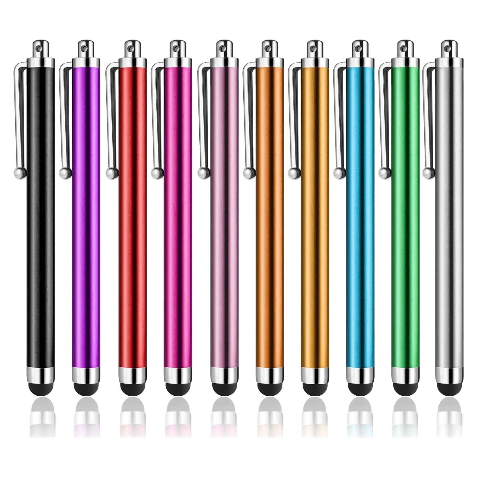 Bolígrafos Stylus Capacitivo AGREJO - Paquete de 10 Colores