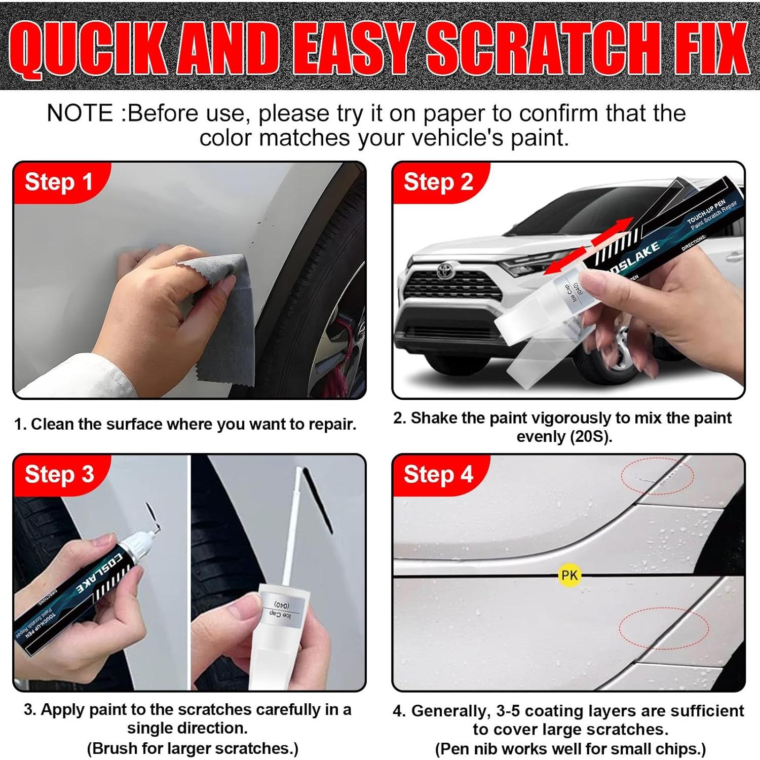 Pintura de Retoque COSLAKE Negro (202) para Toyota 12ml