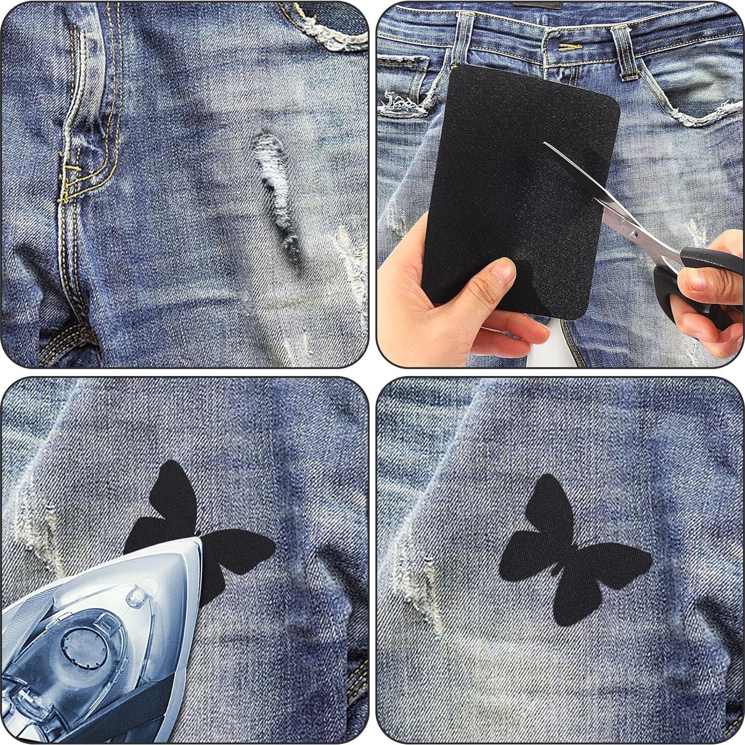 Parches de Planchar Augshy 29 Piezas 12.4 x 9.4 cm Negro