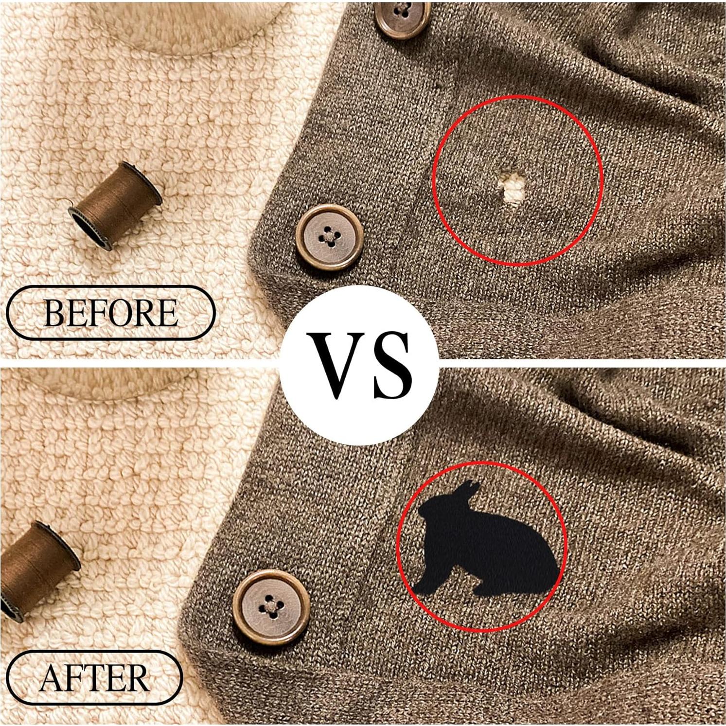 Parches de Planchar Augshy 29 Piezas 12.4 x 9.4 cm Negro