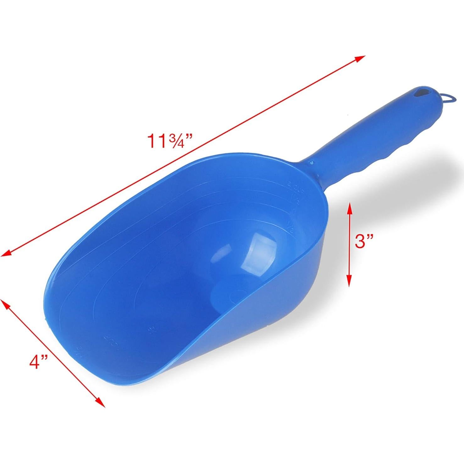 Cucharón para comida de mascotas Van Ness 2 tazas Azul