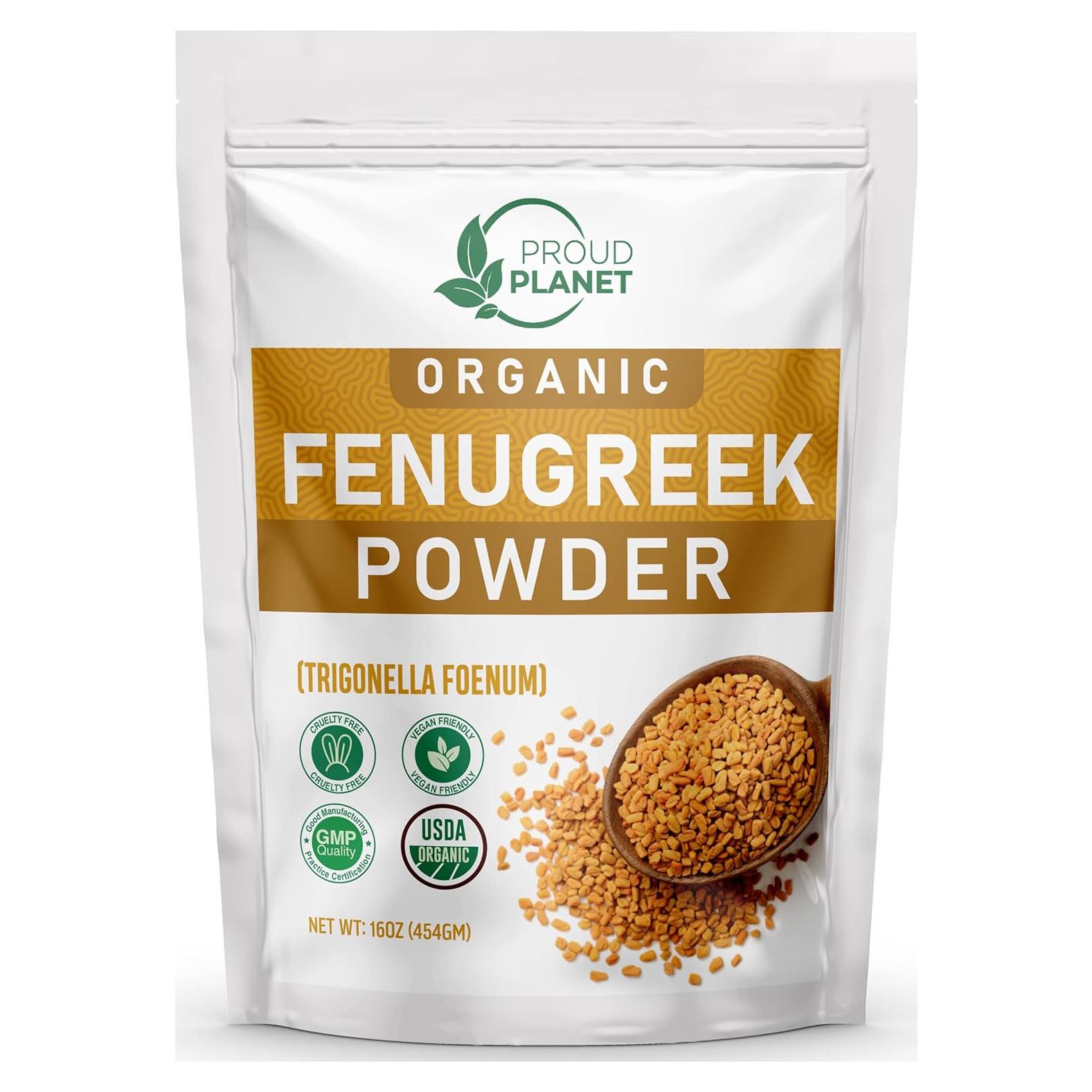 Polvo de Fenogreco Orgánico 454g Proud Planet - Salud y Belleza