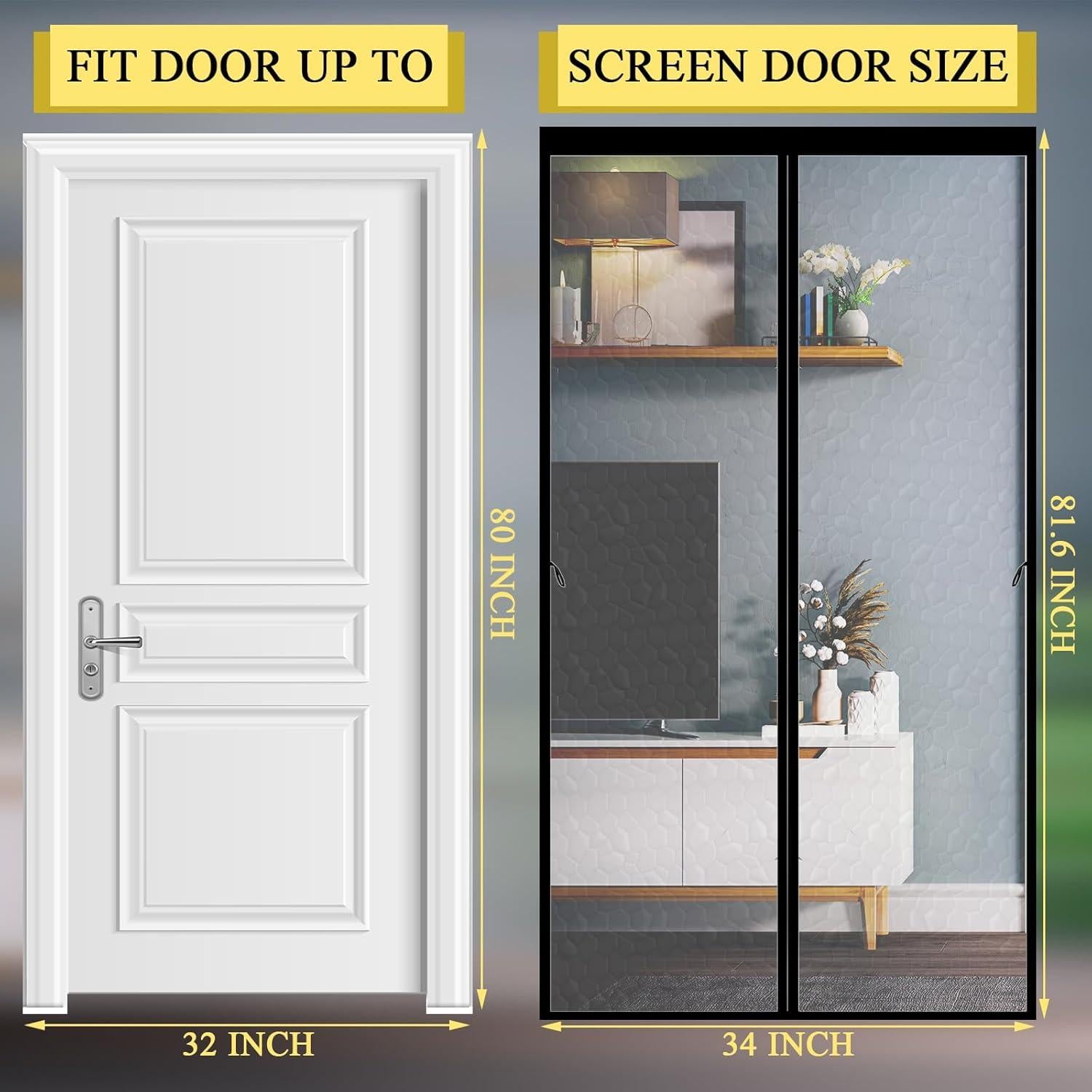 Cortina de Puerta Aislante Remagr 86 x 208 cm Magnética