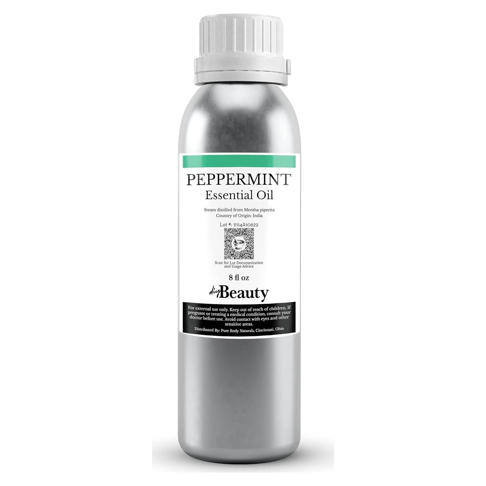 Aceite Esencial de Menta 100% Puro 236.6 ml DIYBeauty