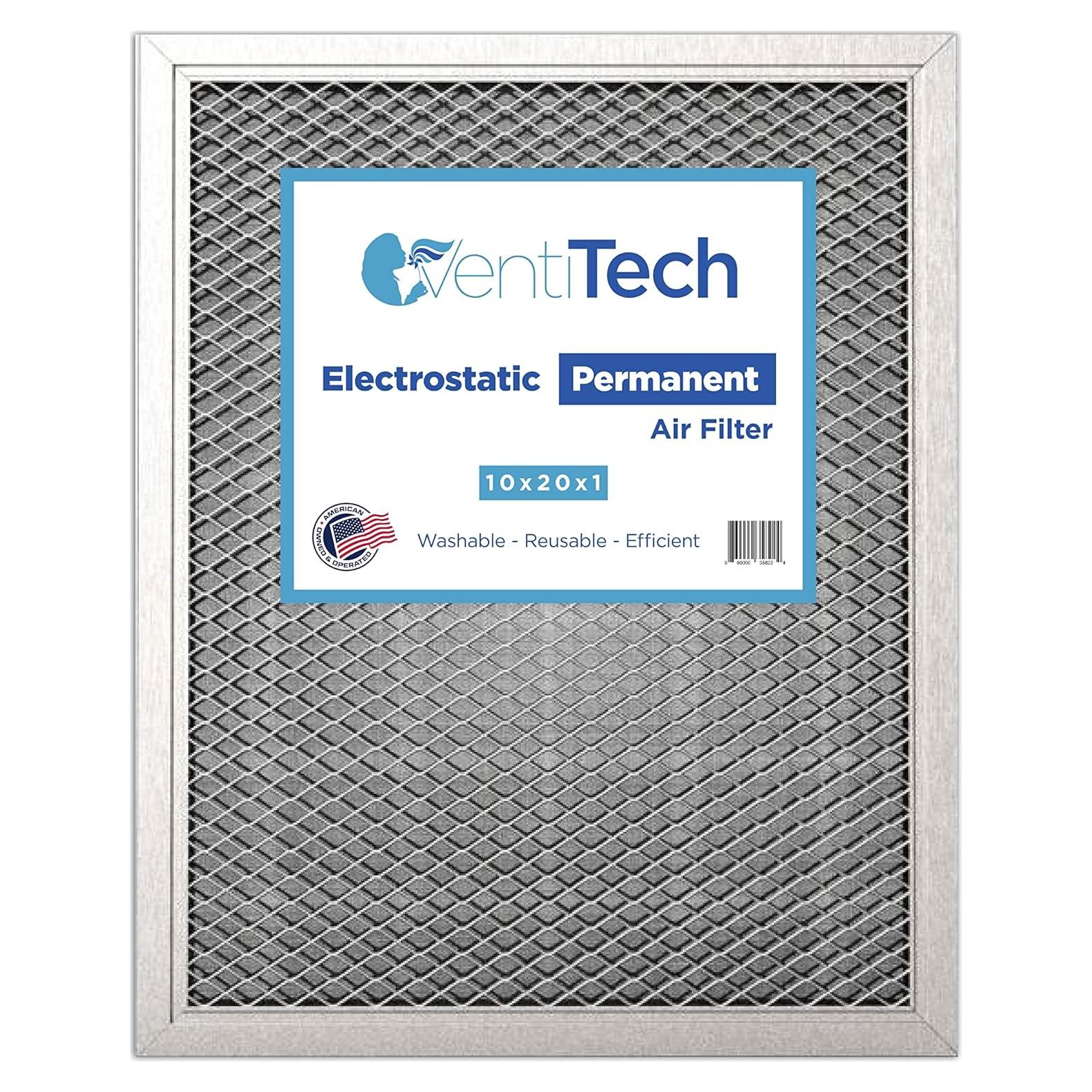 Filtro de aire electrostático lavable Venti Tech 10x50x2 cm