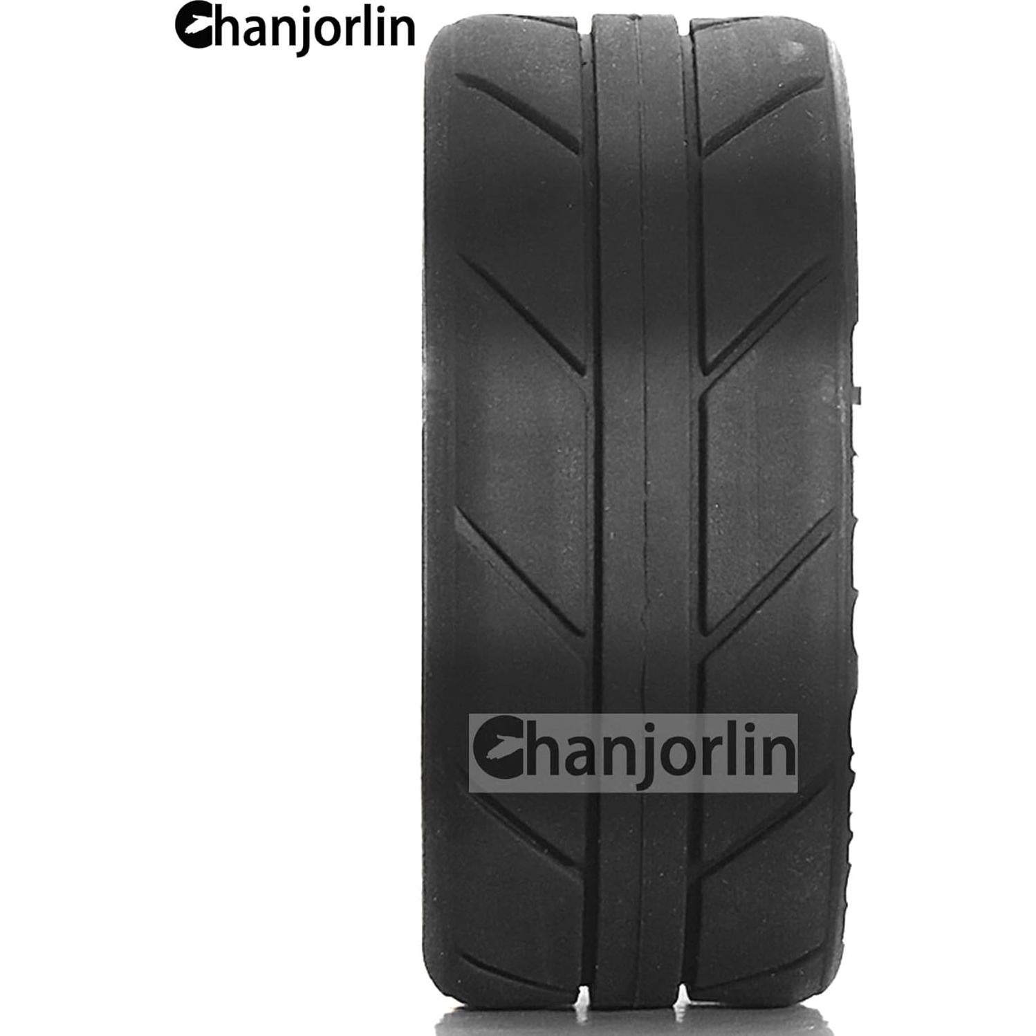 Neumáticos y Ruedas 1/10 RC Chanjorlin para Carretera 65mm