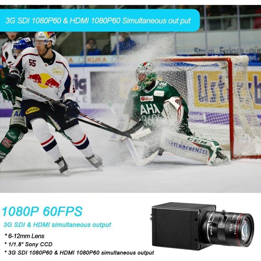 Cámara Digital HD SDTNOVA SHD-0612 1080P 60fps Lente 6-12mm