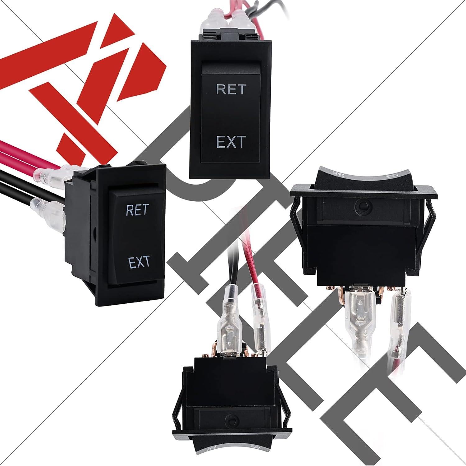 Interruptor Momentáneo Inversor de Polaridad APIELE 20A 12V